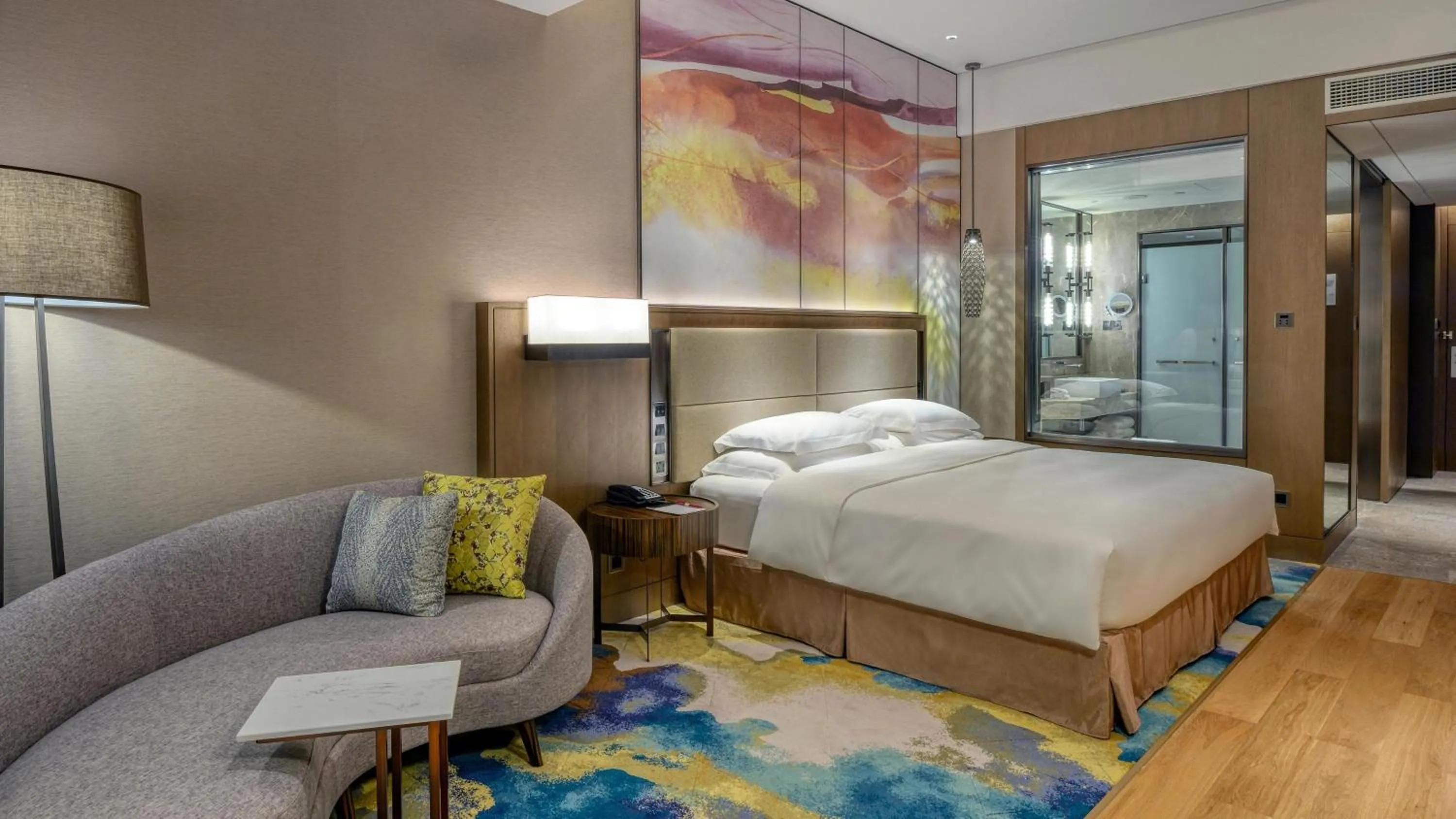 Photo of the whole room, Bed in Crowne Plaza Beihai Silver Beach by IHG