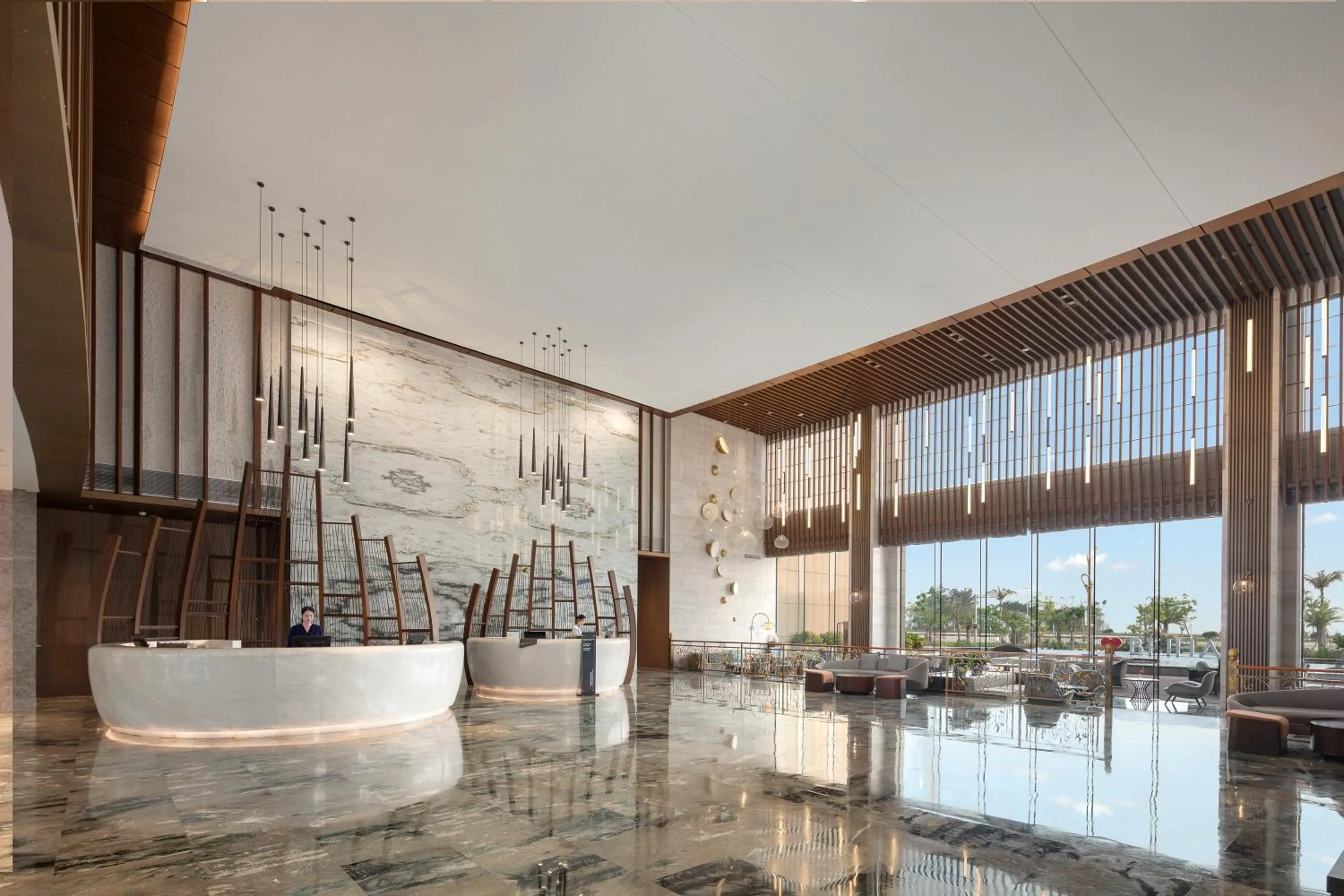 Property building in Crowne Plaza Beihai Silver Beach by IHG