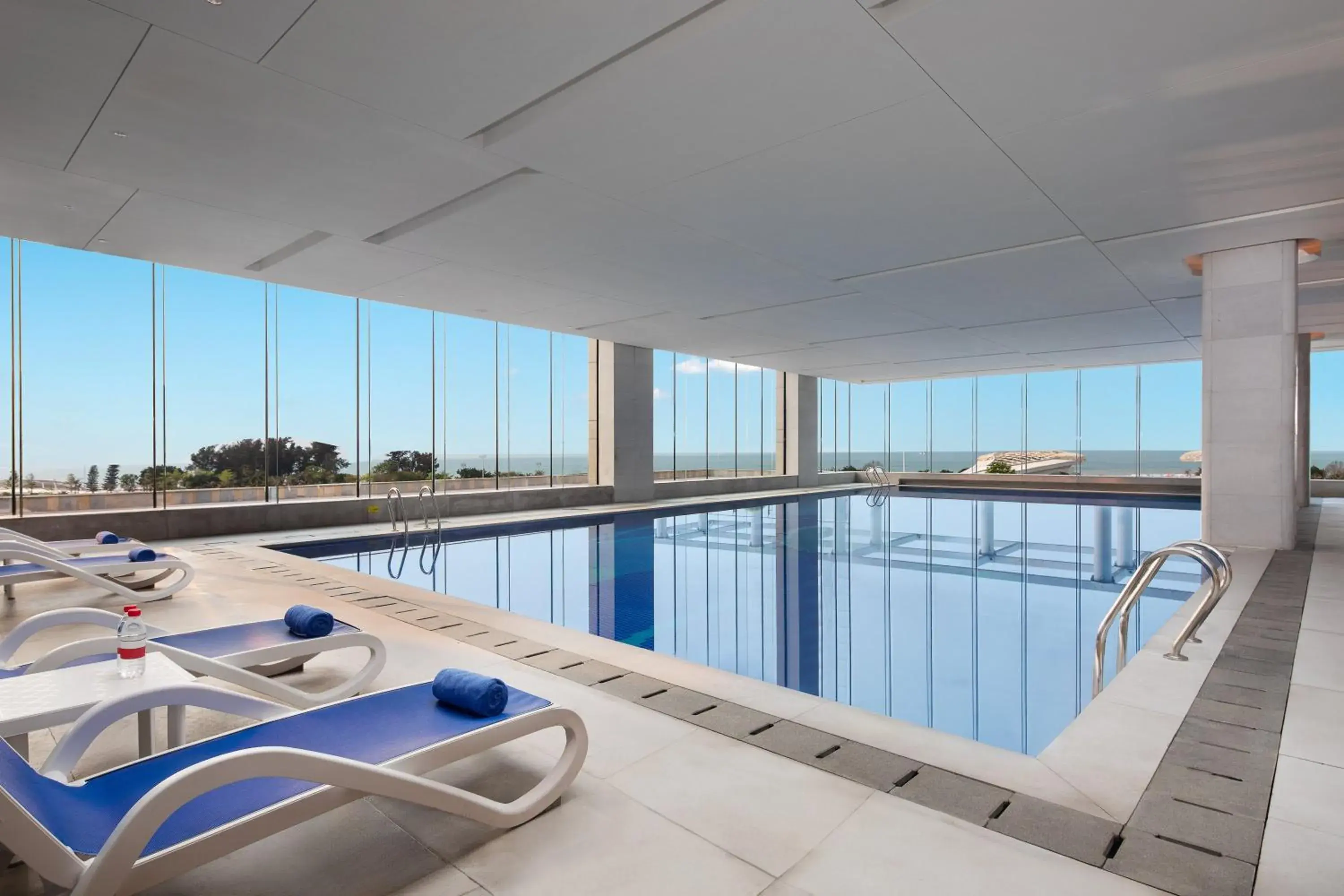 Swimming pool in Crowne Plaza Beihai Silver Beach by IHG Swimming pool in Crowne Plaza Beihai Silver Beach by IHG