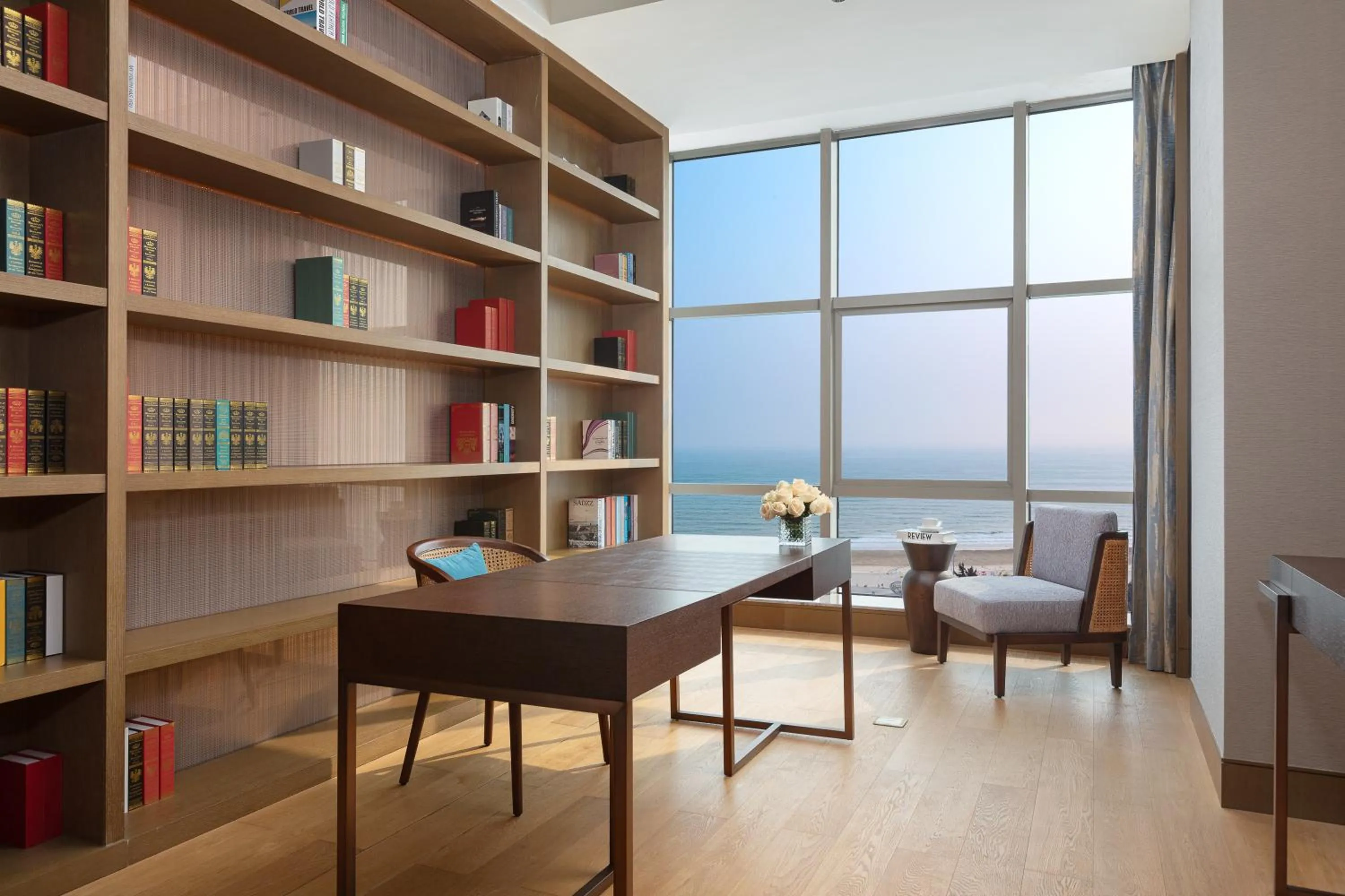 Library in Crowne Plaza Beihai Silver Beach by IHG
