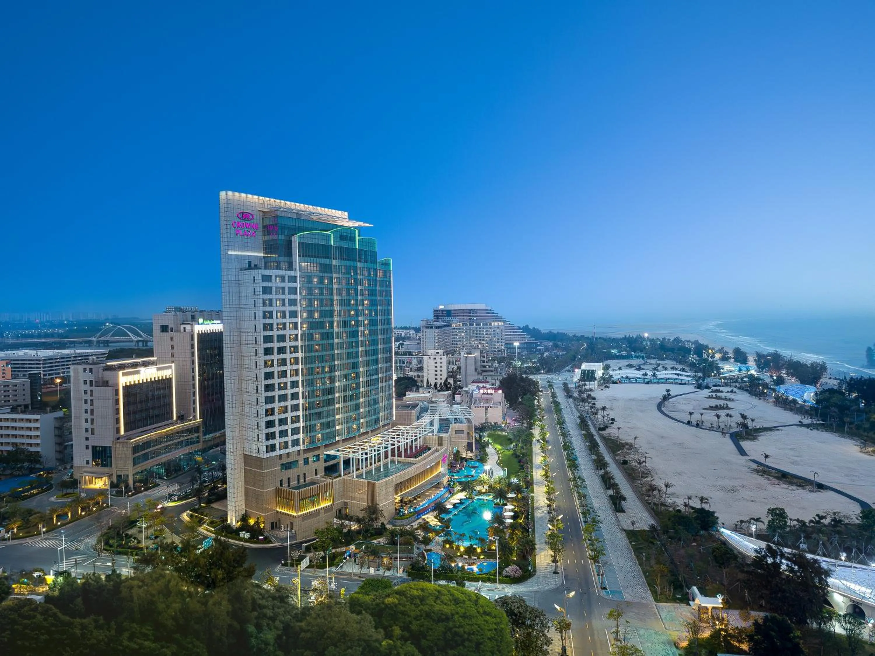 Property building in Crowne Plaza Beihai Silver Beach by IHG