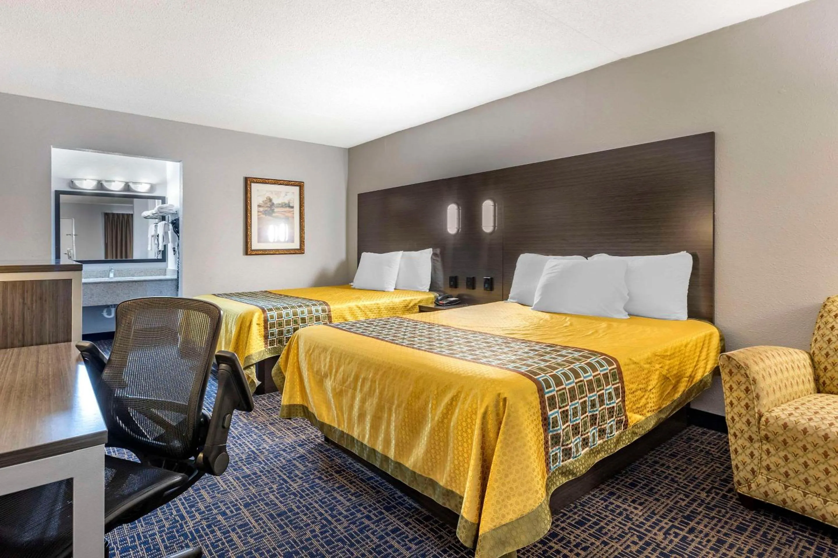 Bedroom, Bed in Rodeway Inn Union