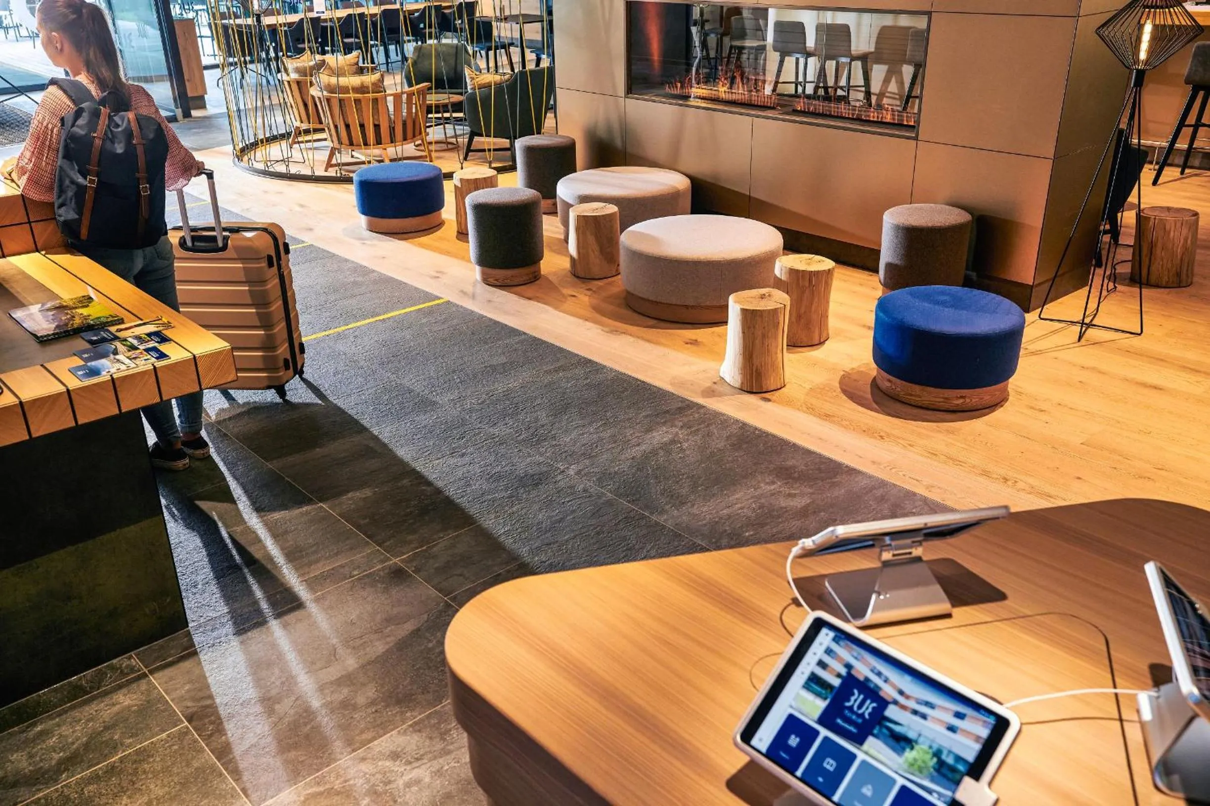 Lobby or reception in TUI BLUE Montafon