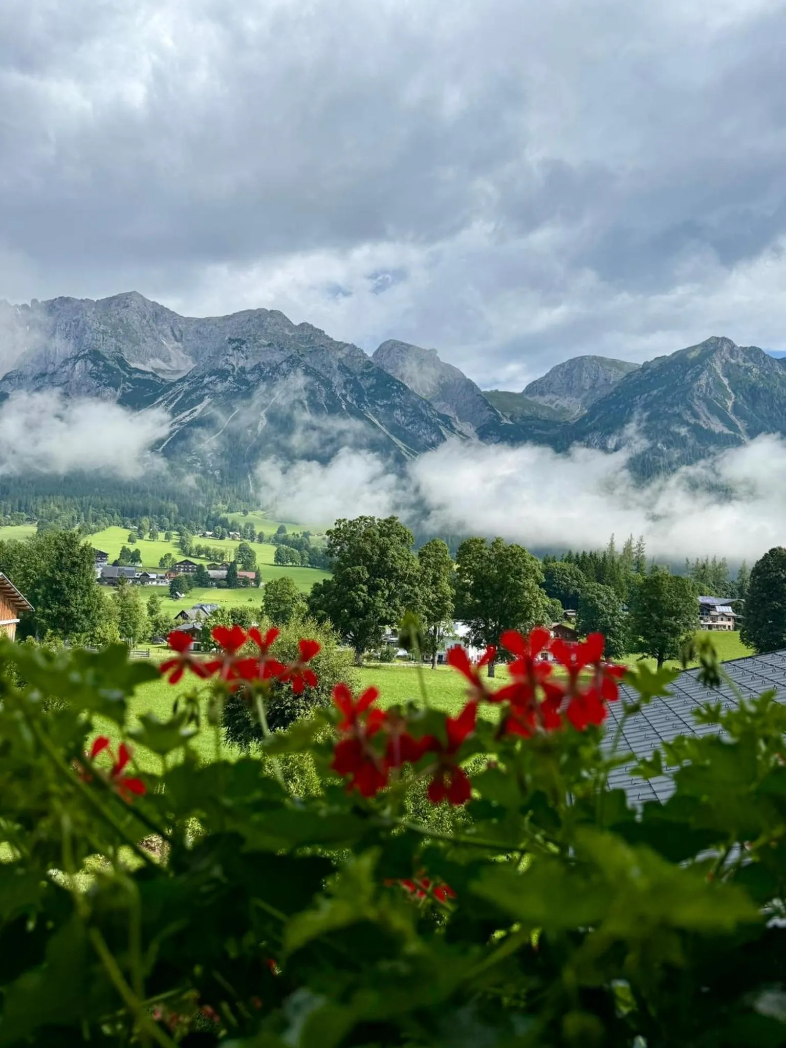 Mountain view in Pension Möslehnerhof