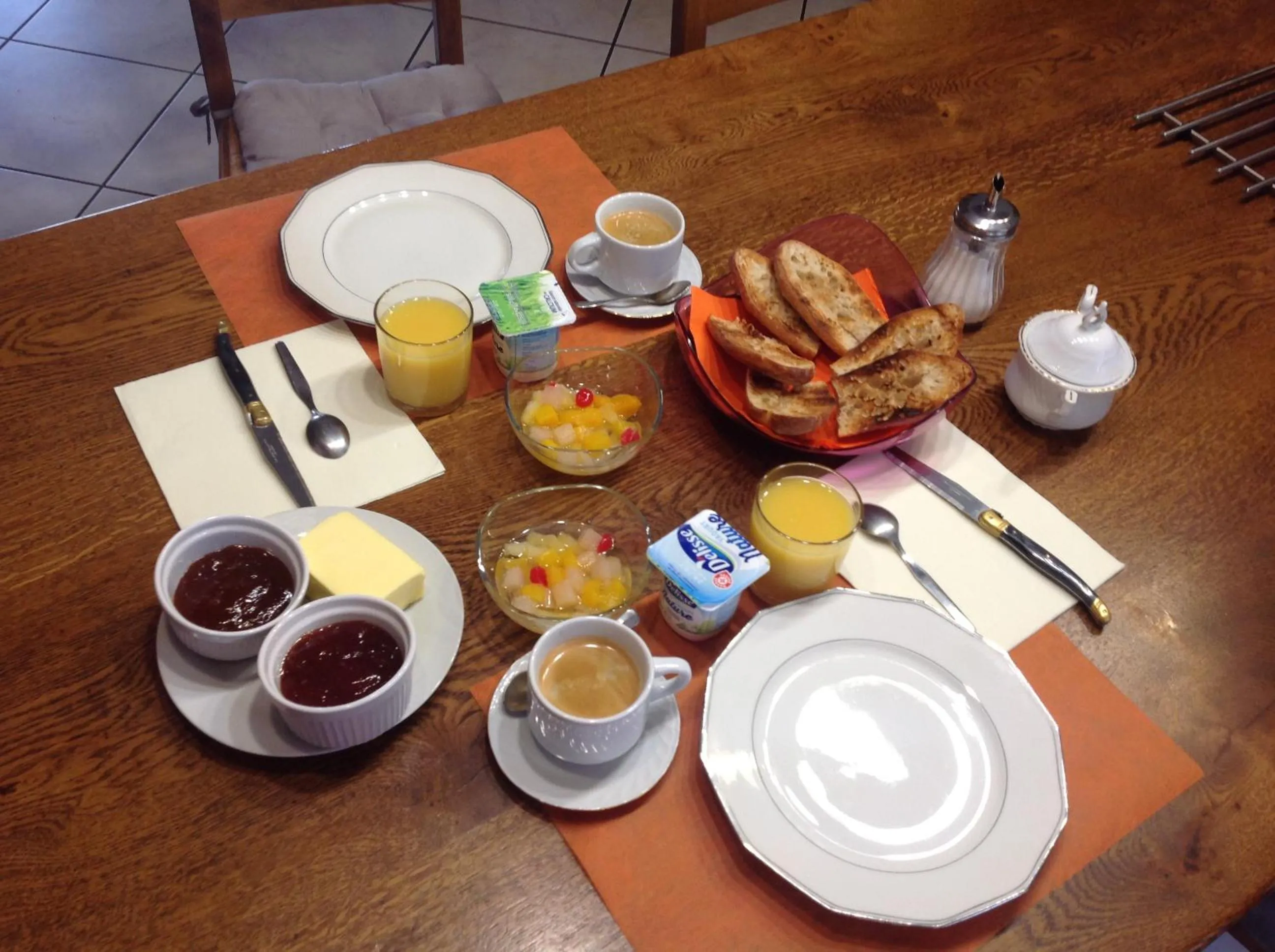 Breakfast in La ferme de Manon