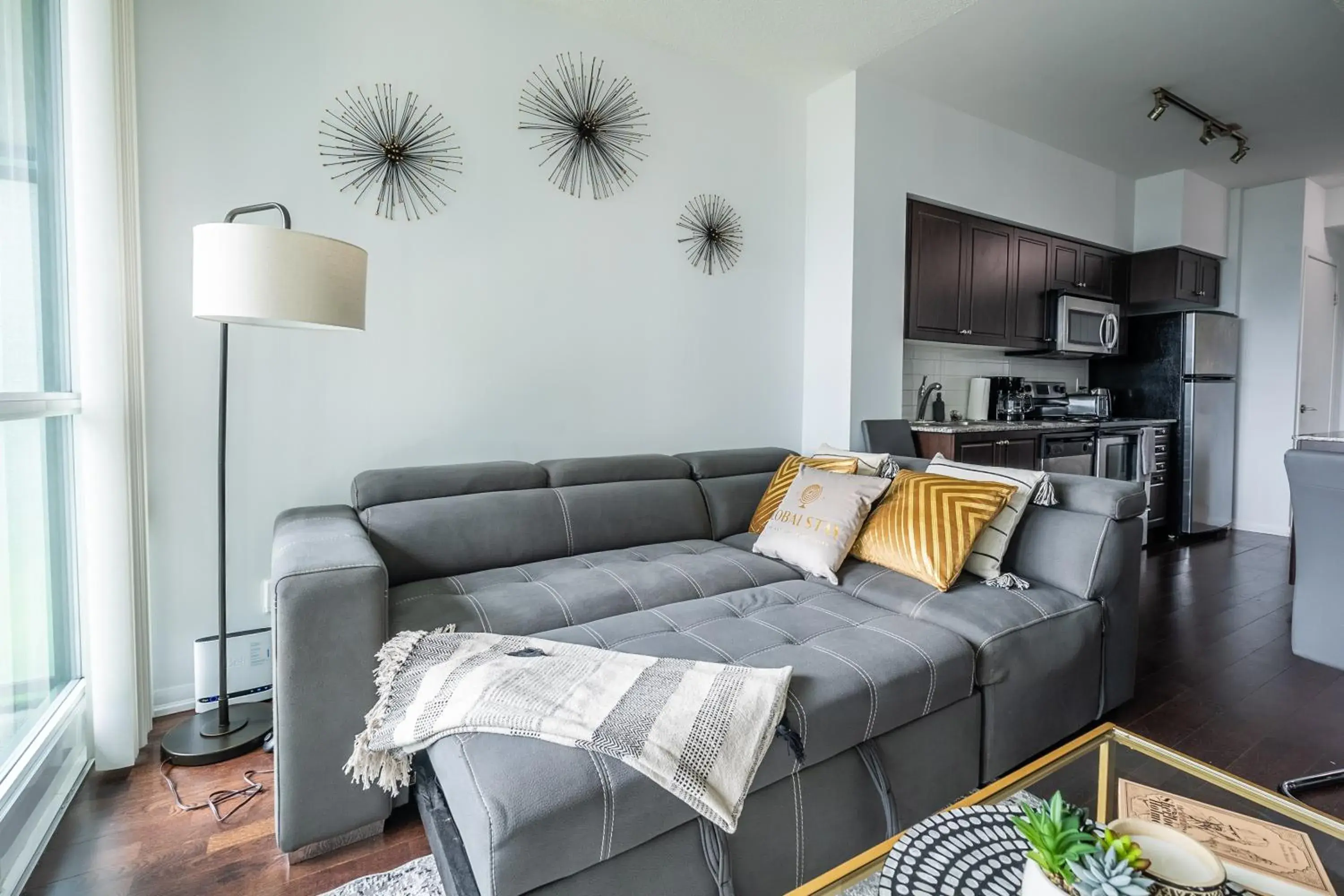 Living room in GLOBALSTAY Magnificent Condos in DT Living room in GLOBALSTAY Magnificent Condos in DT