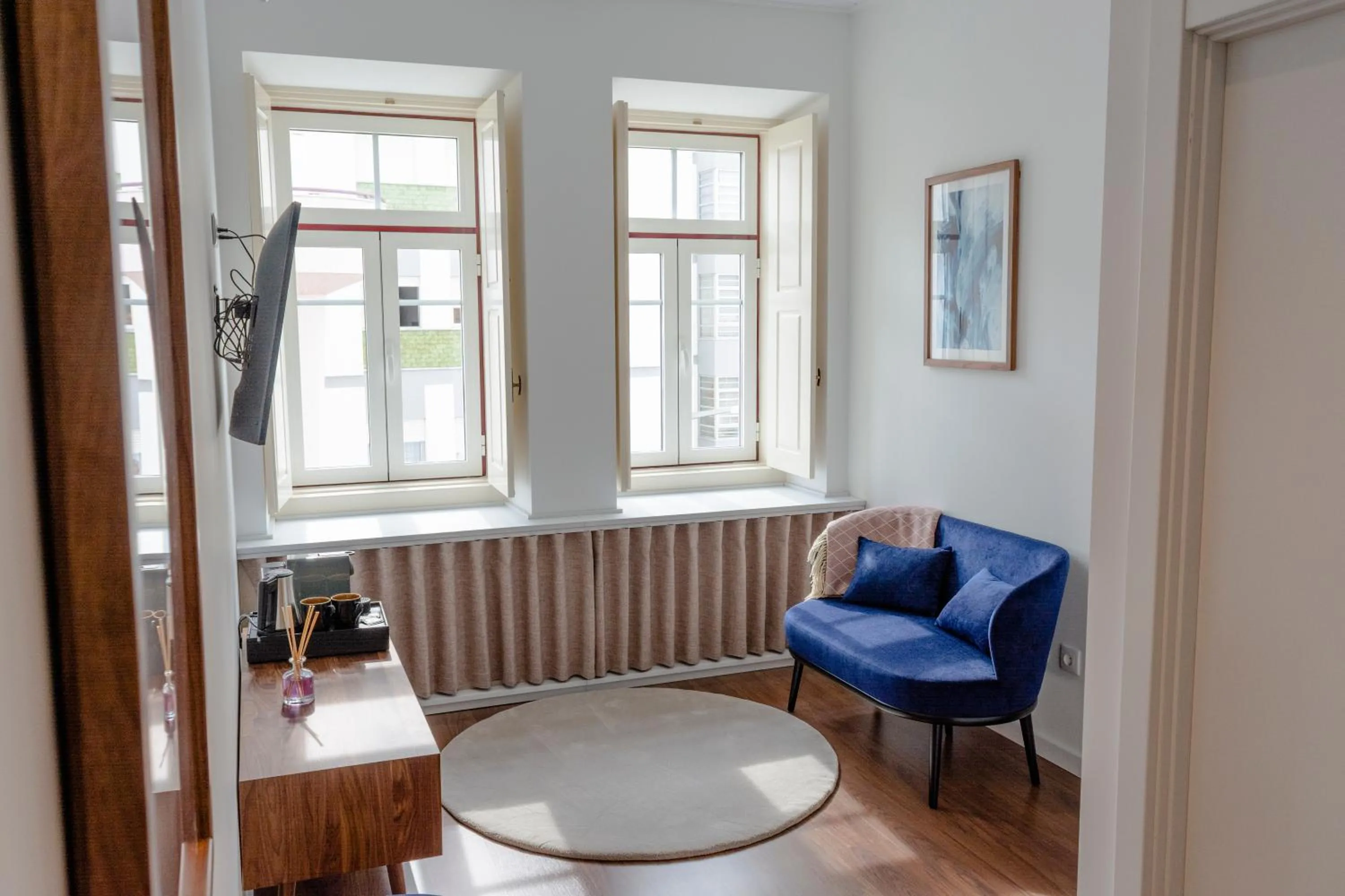 Living room in O Paço - Vintage Suites