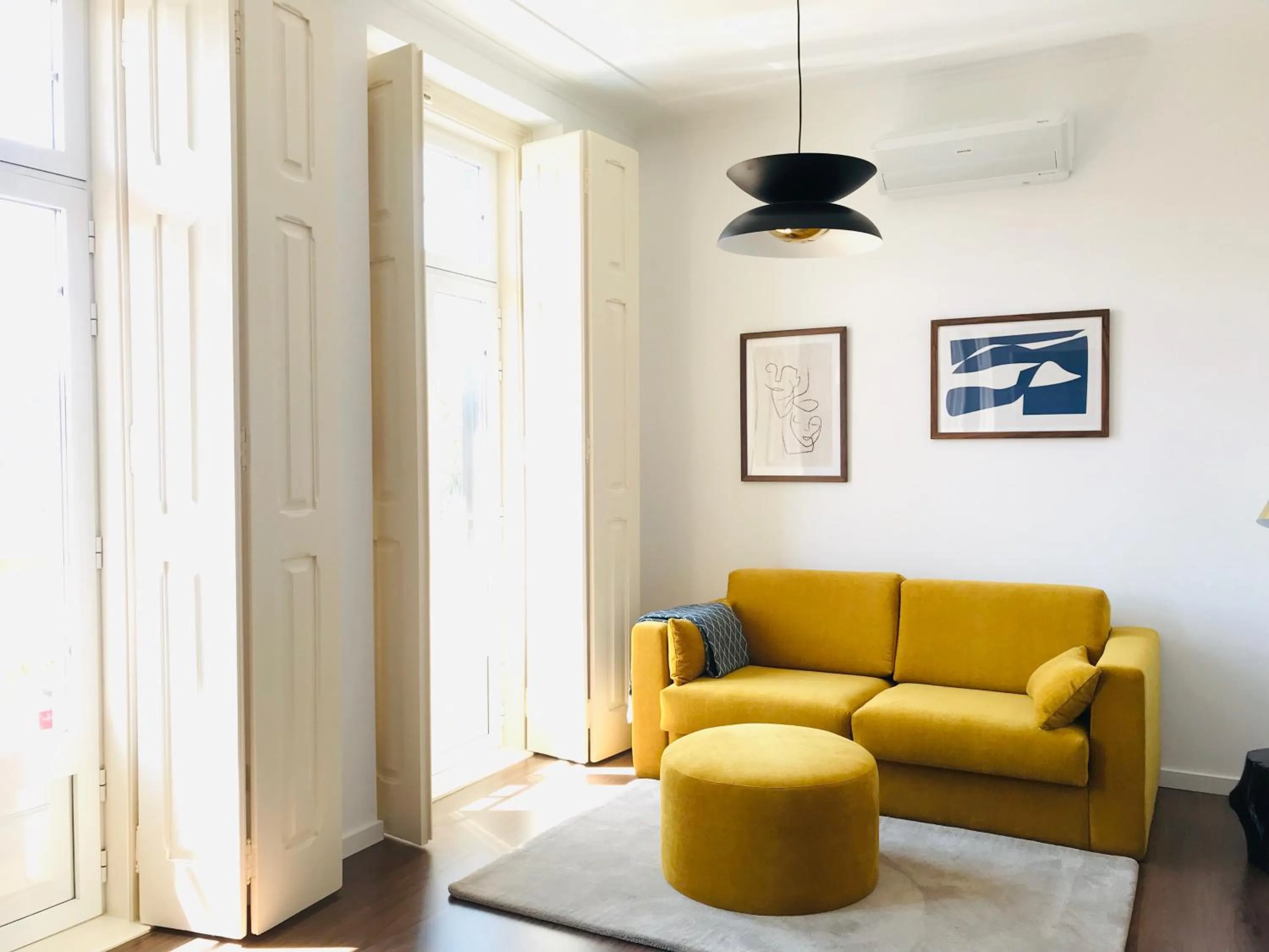 Living room in O Paço - Vintage Suites