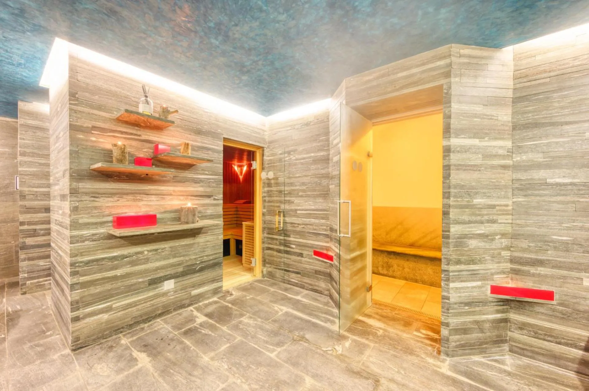 Sauna in Naco Aparthotel by Arca Spa