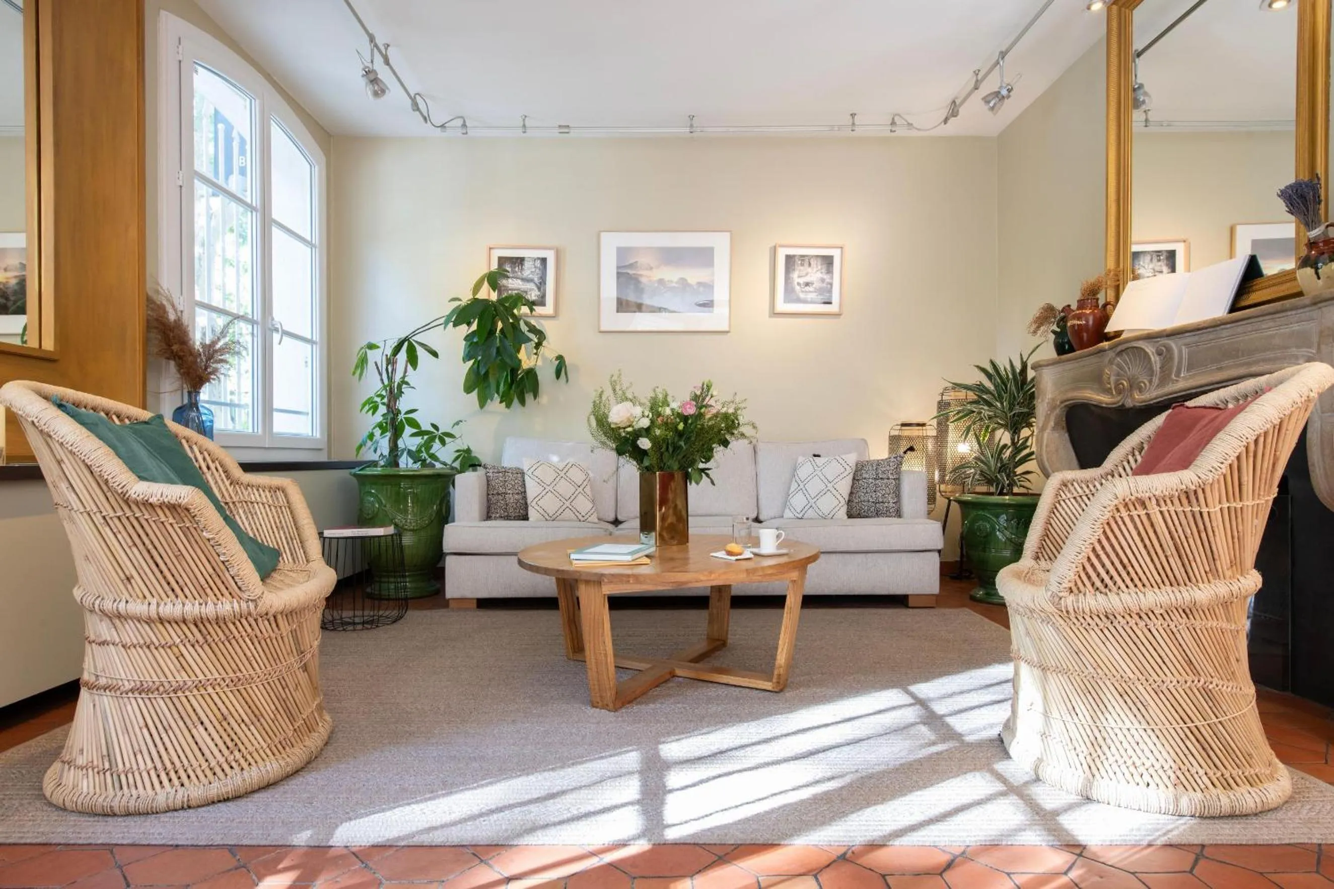 Seating area in Hôtel Boutique Cézanne centre Aix-en-Provence