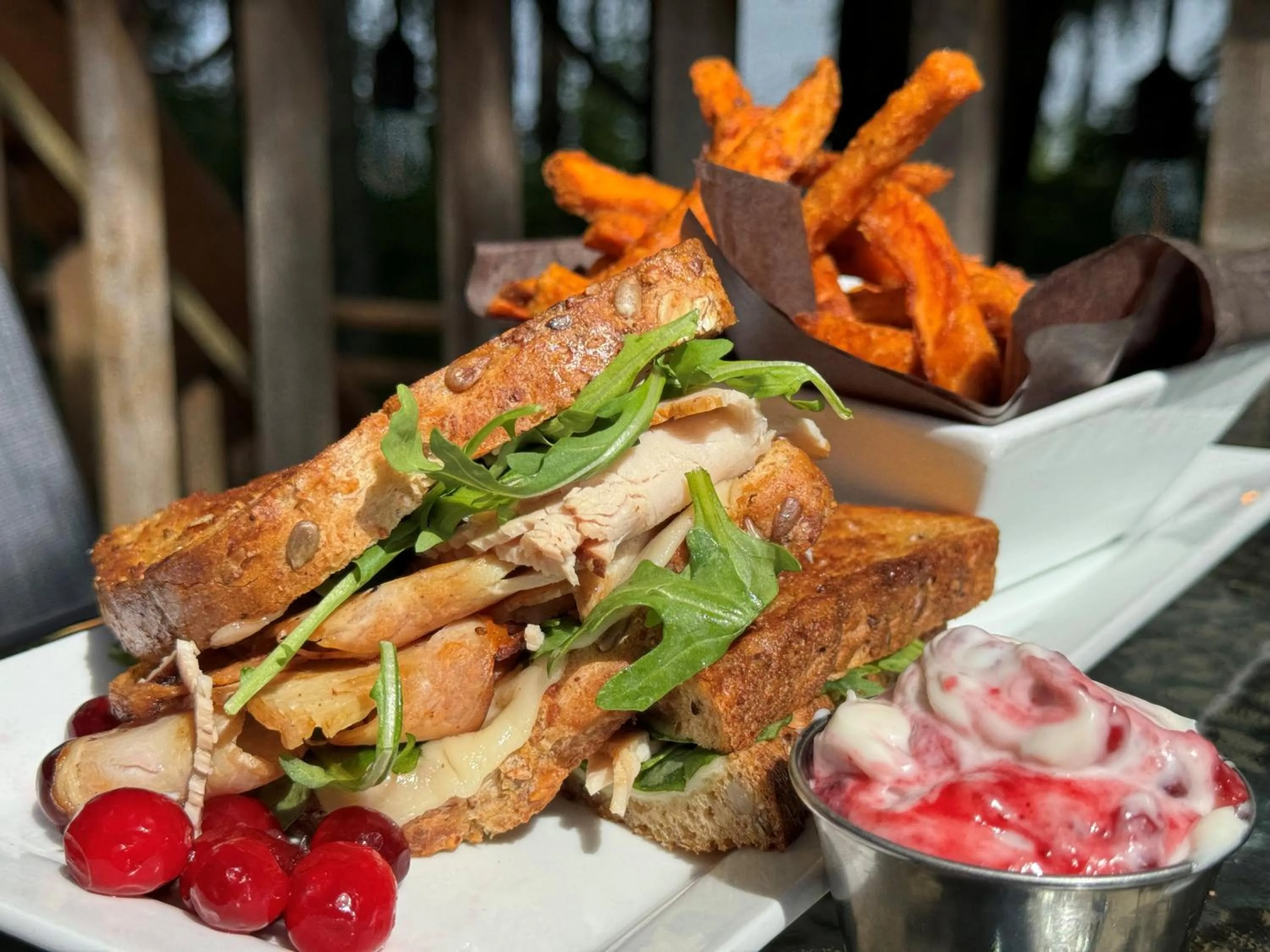 Food close-up in Sherwood Inn