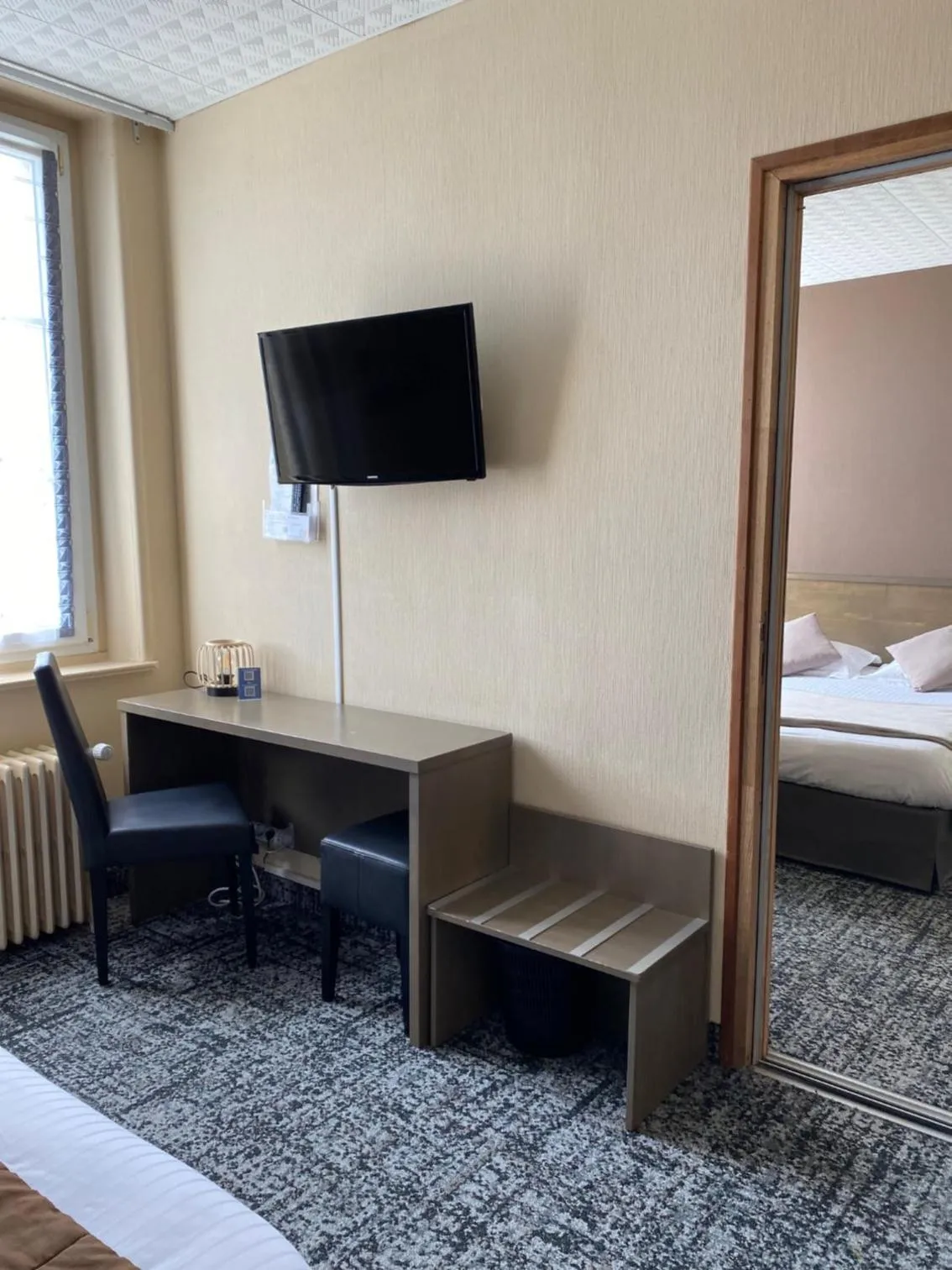 Bed in Brit Hotel Le Surcouf