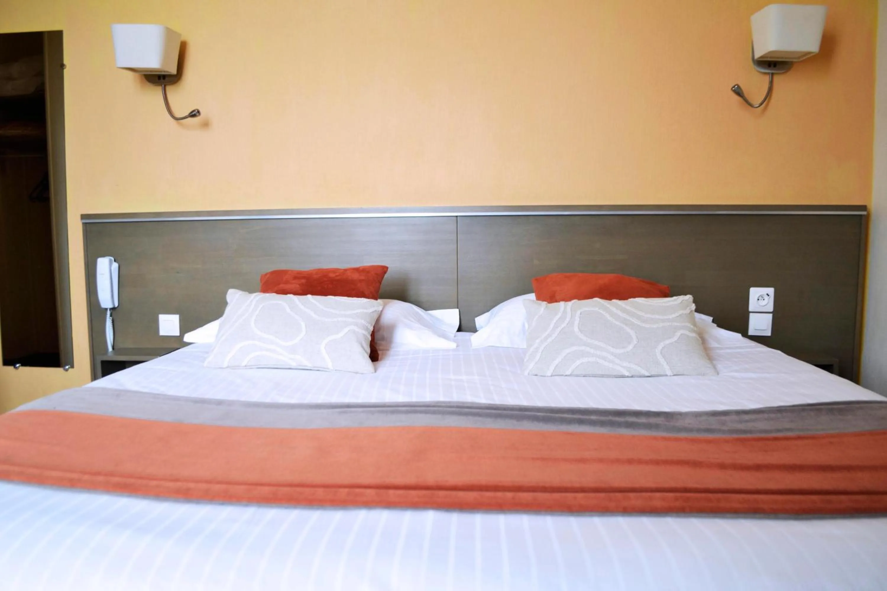 Bed in Brit Hotel Le Surcouf