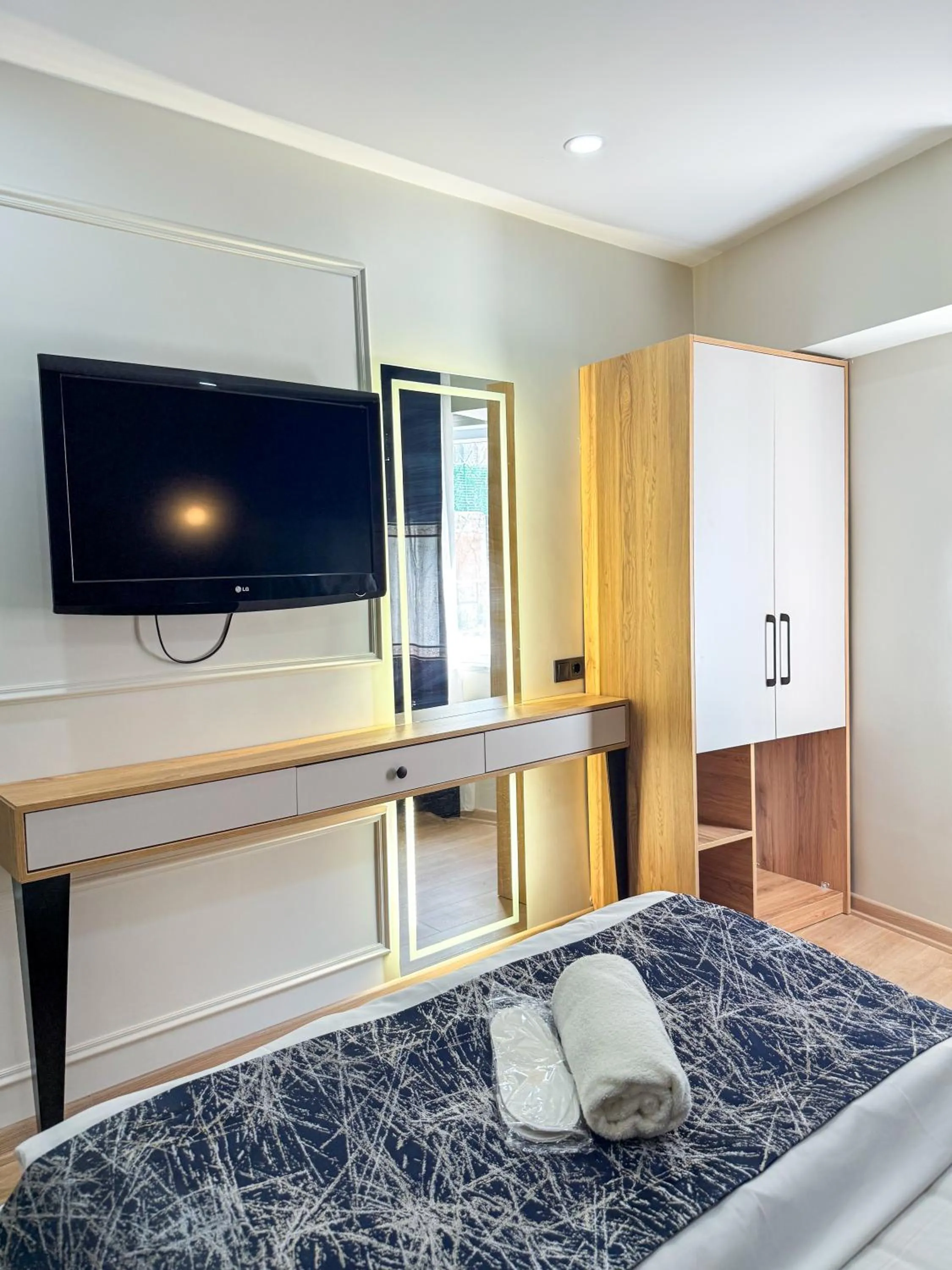 Bed in The Reina Hotel