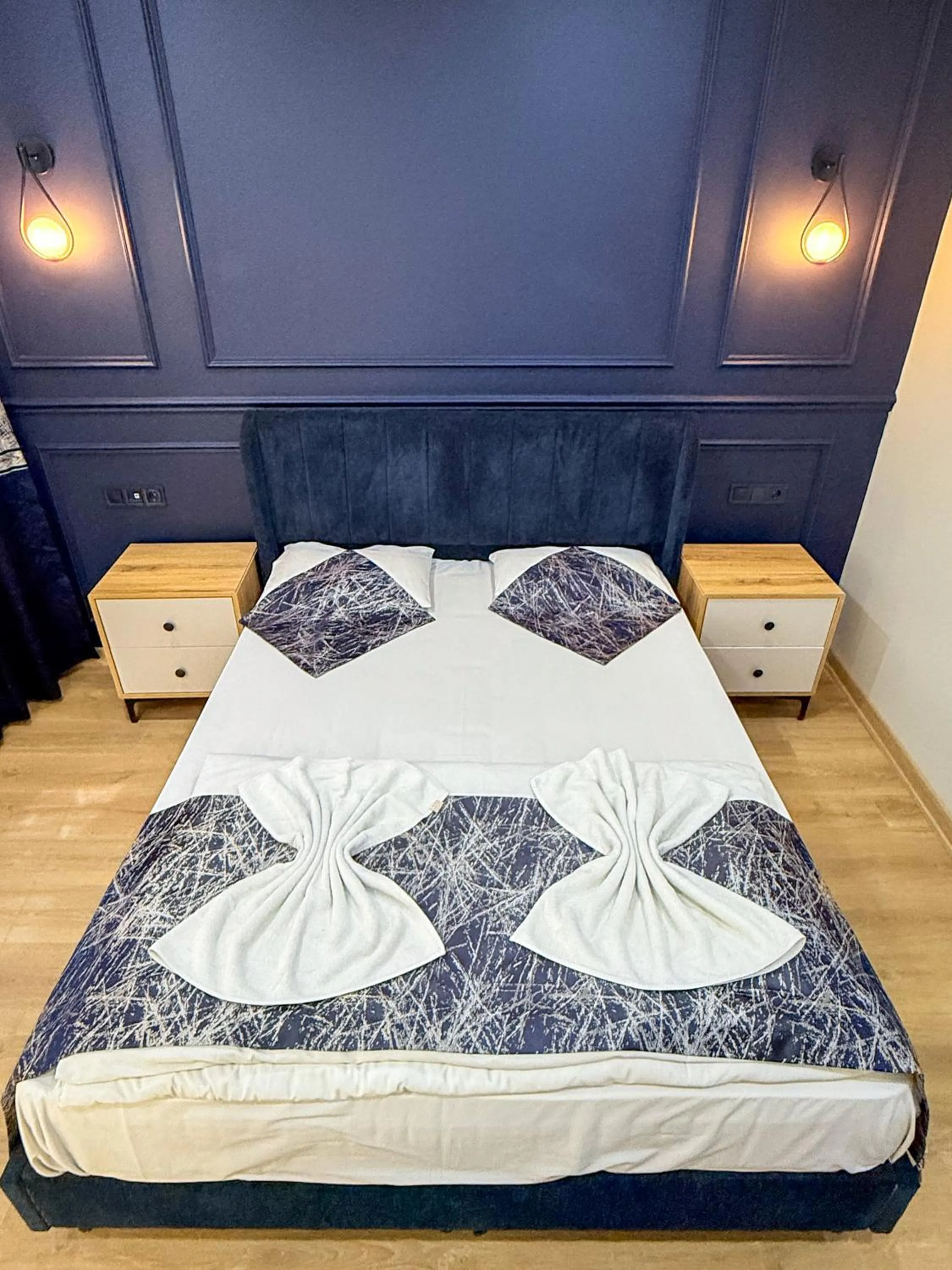 Bed in The Reina Hotel