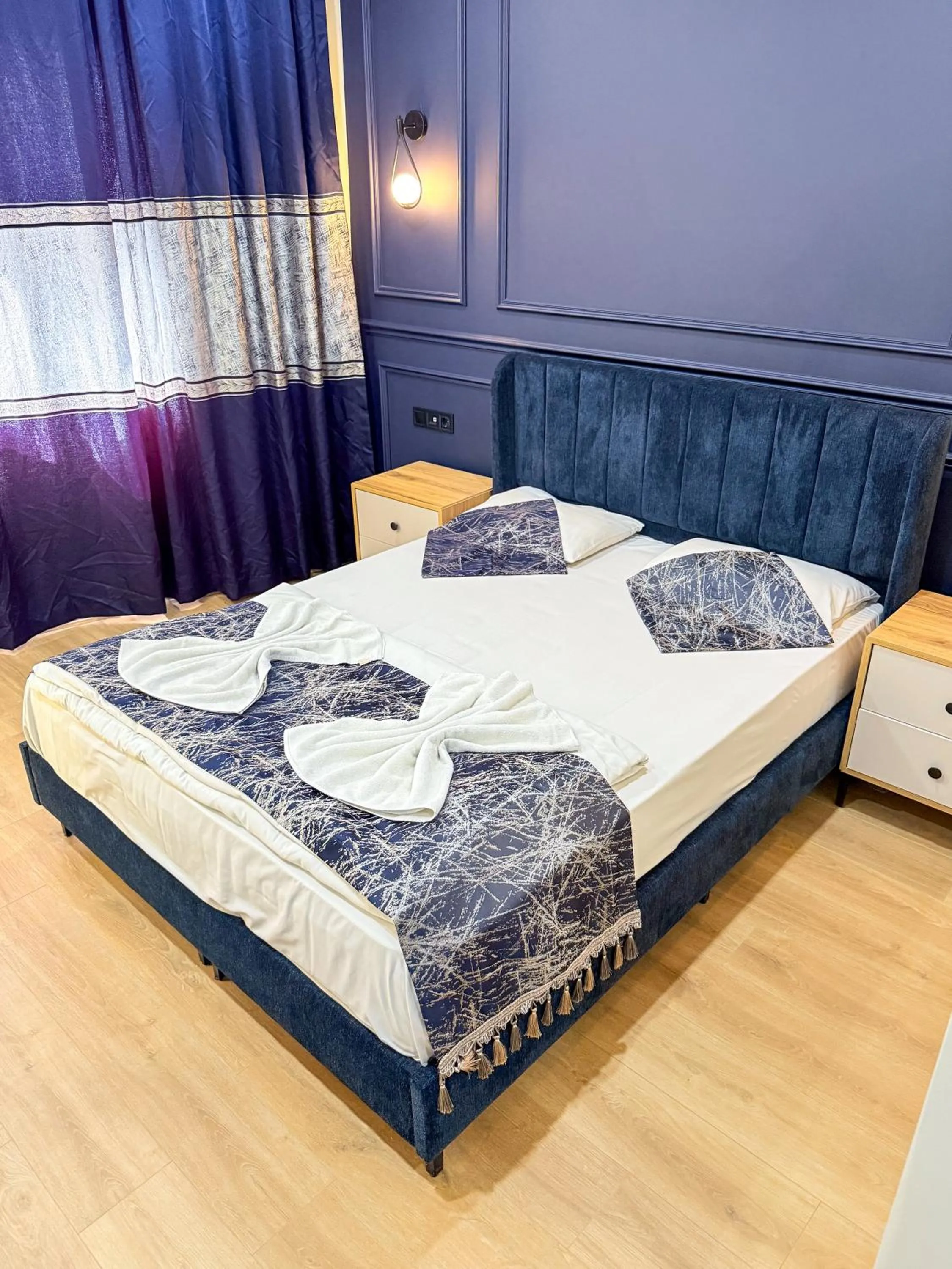 Bed in The Reina Hotel