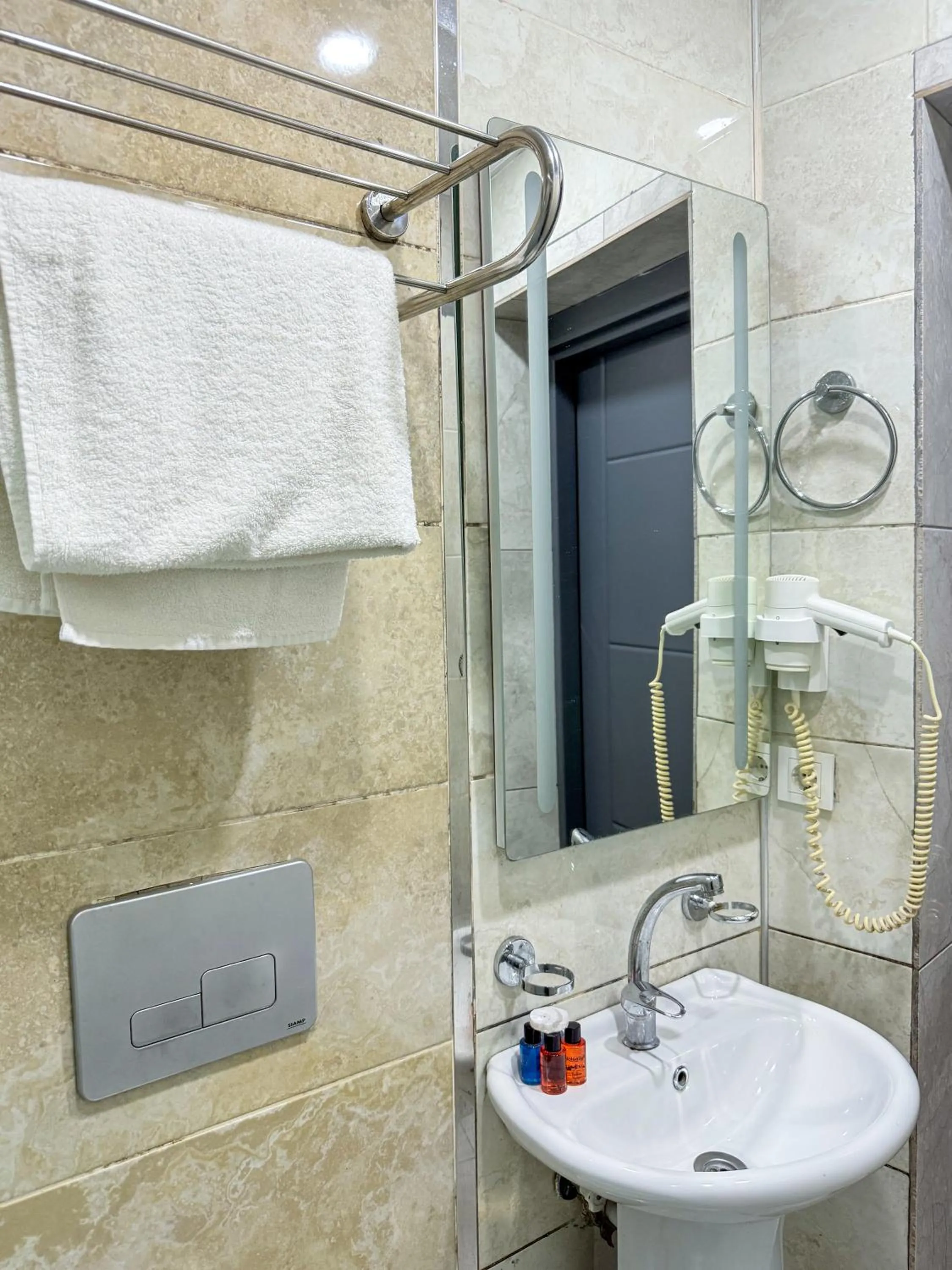 Shower in The Reina Hotel