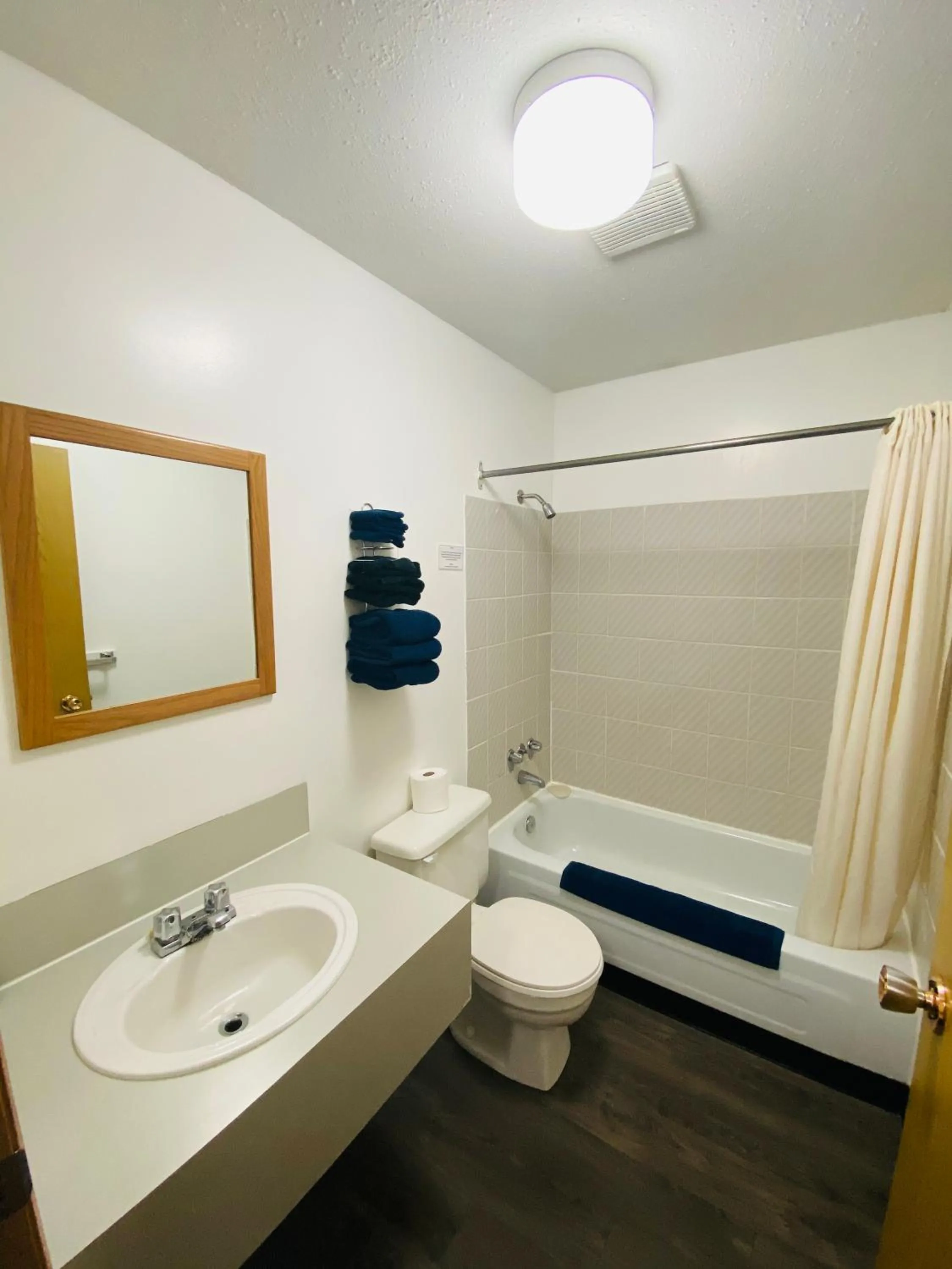 Bathroom in Mountain View Motel