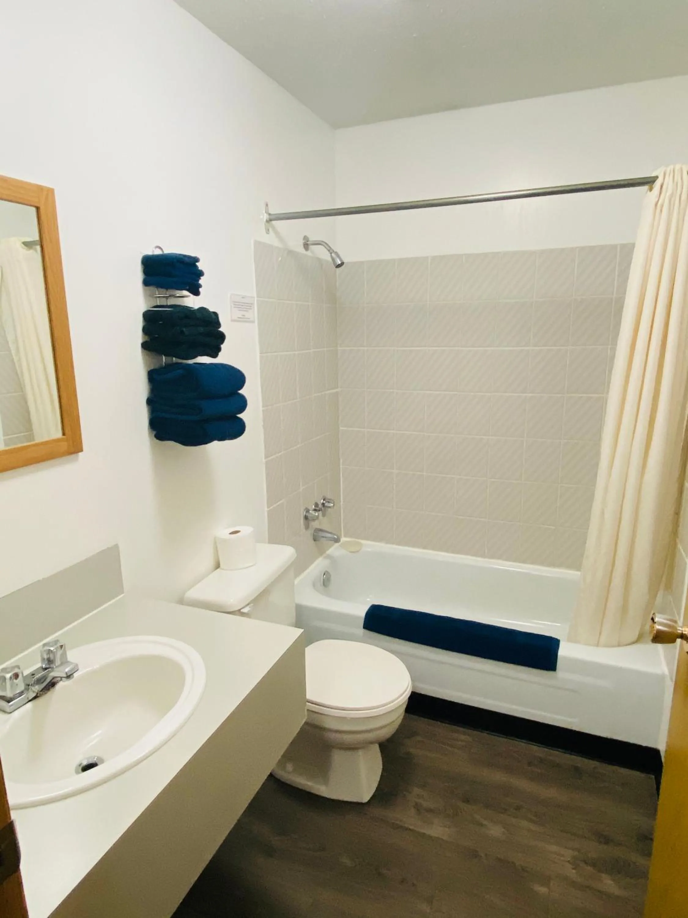 Bathroom in Mountain View Motel