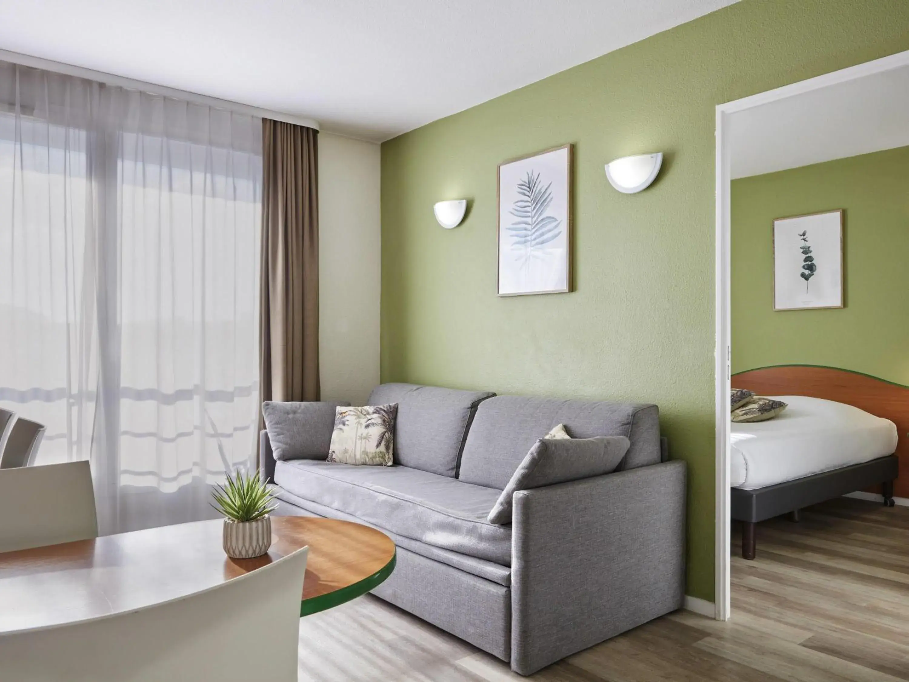 Bedroom, Bed in Aparthotel Adagio Access Bordeaux Rodesse Bedroom, Bed in Aparthotel Adagio Access Bordeaux Rodesse