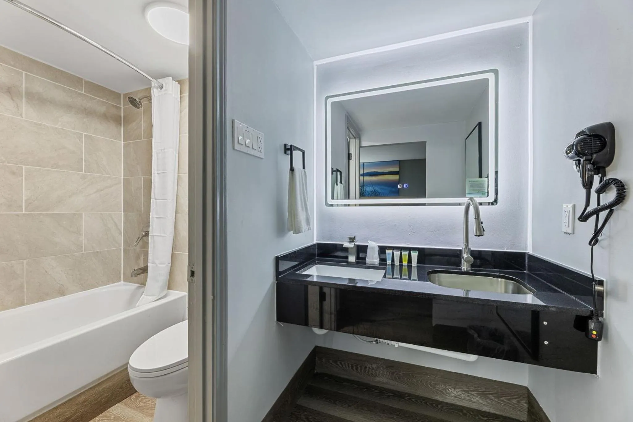 Bathroom in Days Inn & Suites by Wyndham Texas City