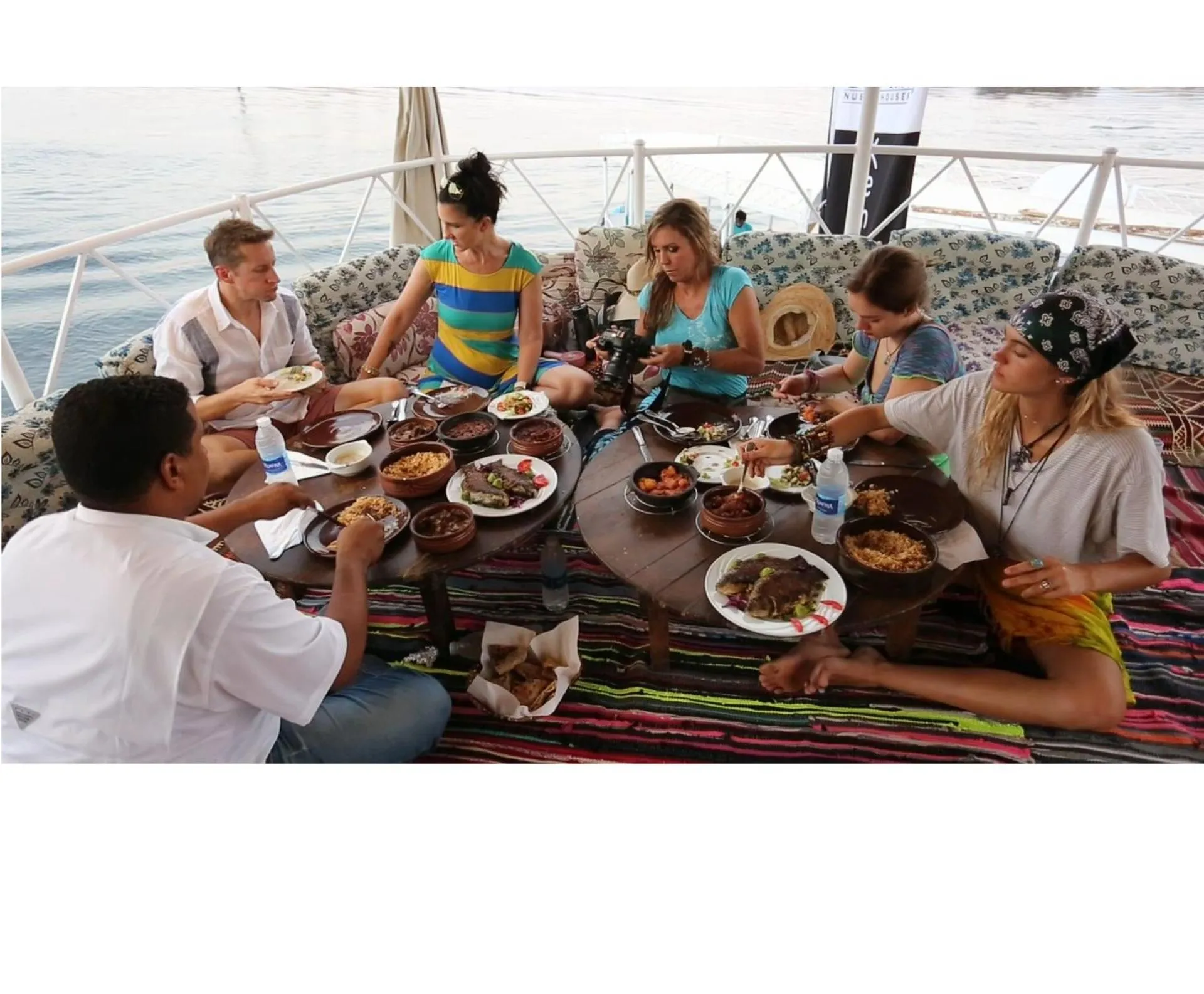 People in Kendaka Nubian House