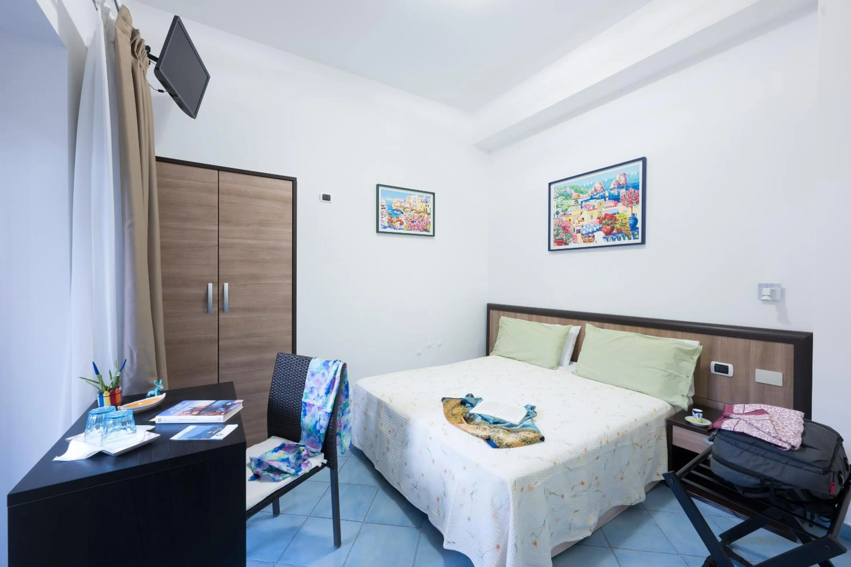 Bed in Dint'a Torre Bed and Breakfast