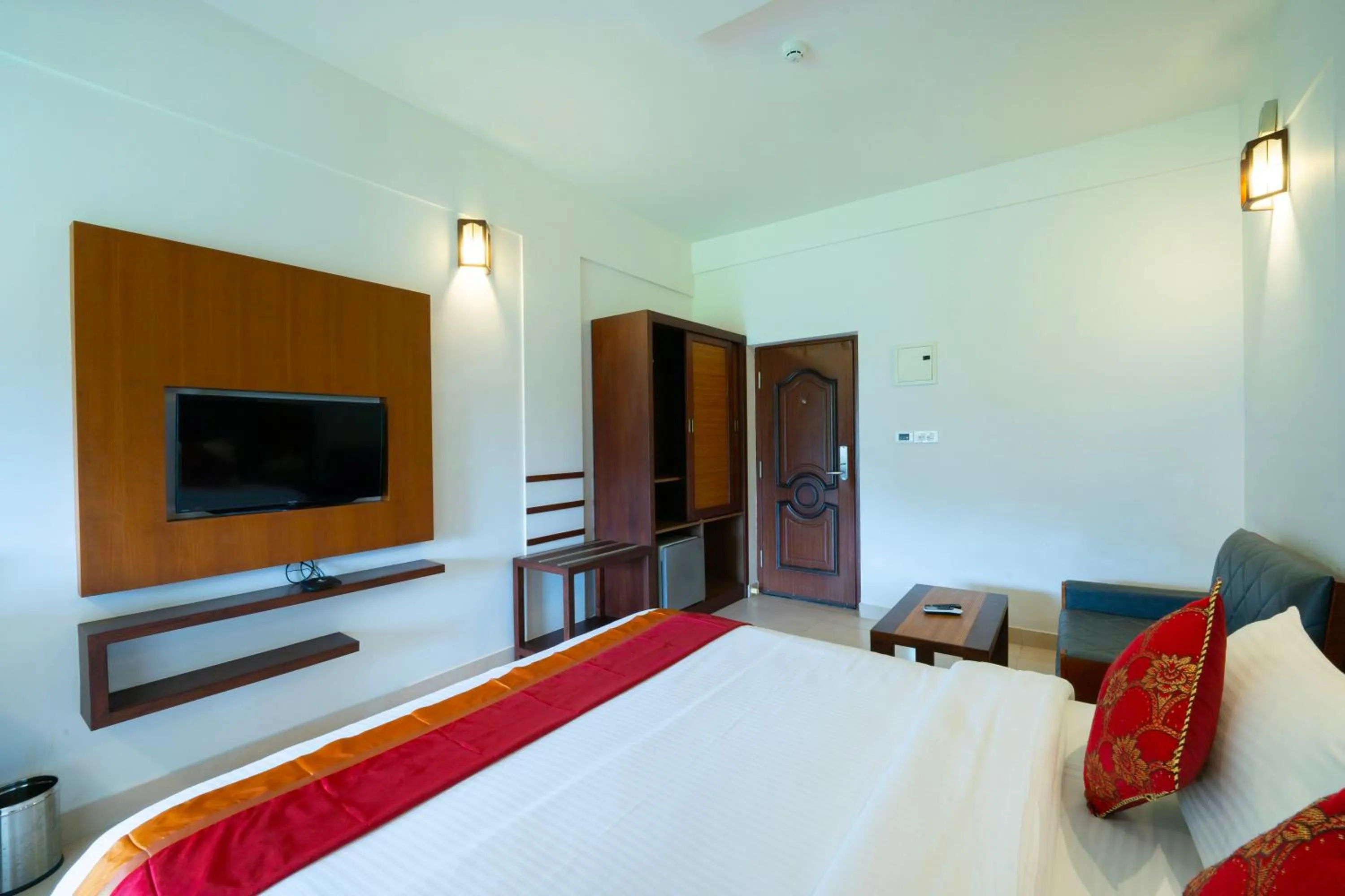 Bed in The Sanihara Hotel & Resort