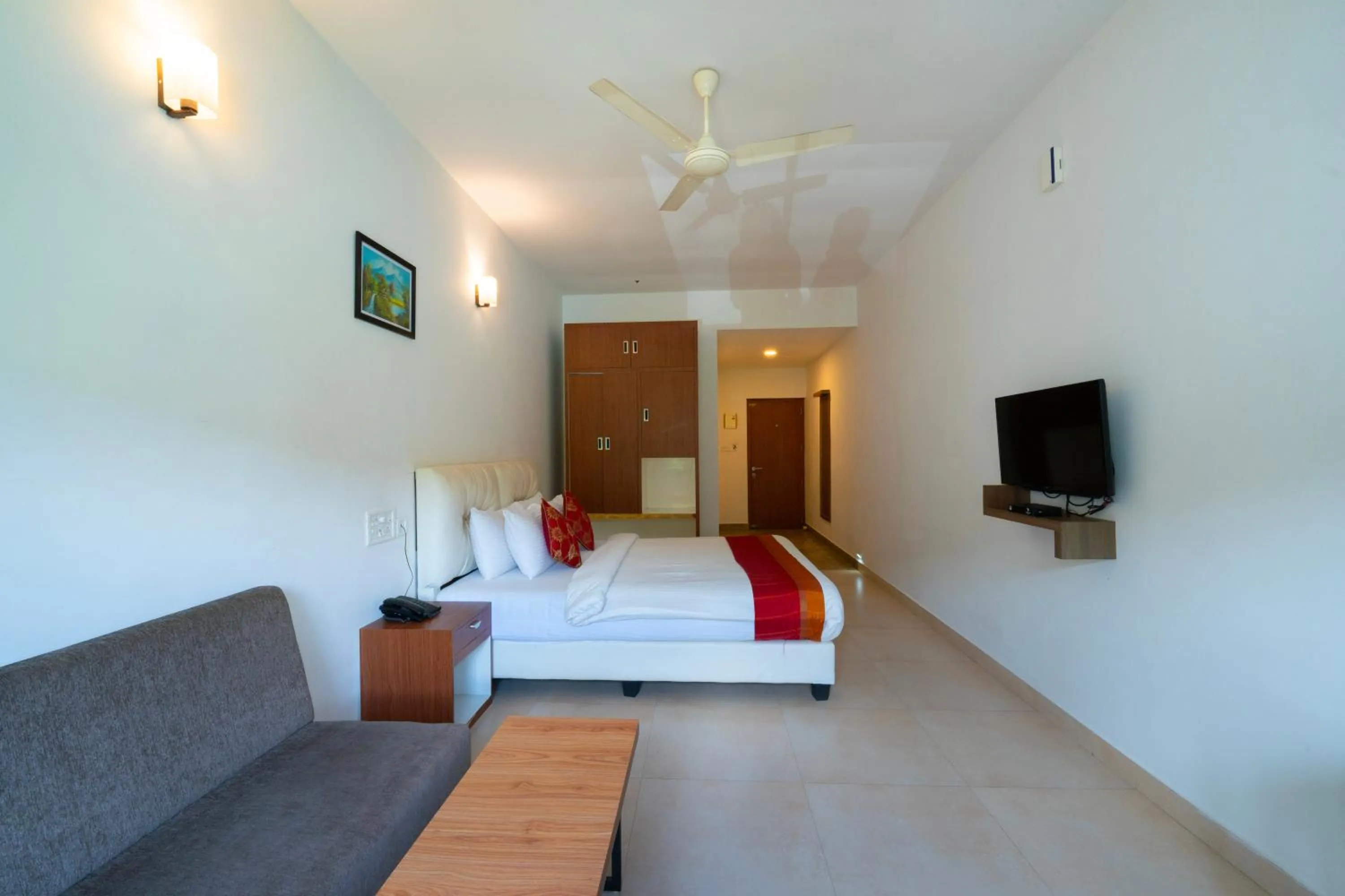 Bed in The Sanihara Hotel & Resort