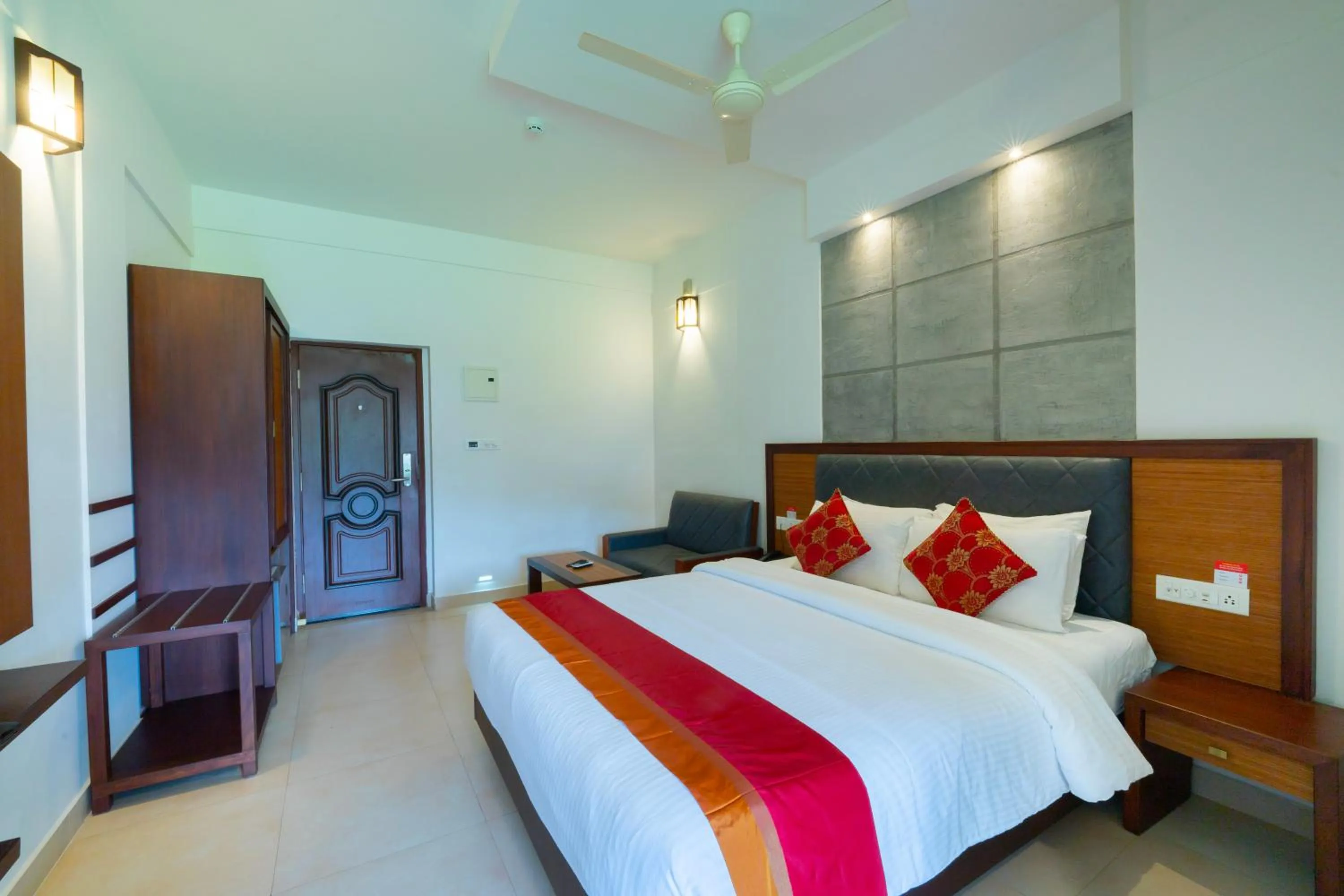 Bed in The Sanihara Hotel & Resort