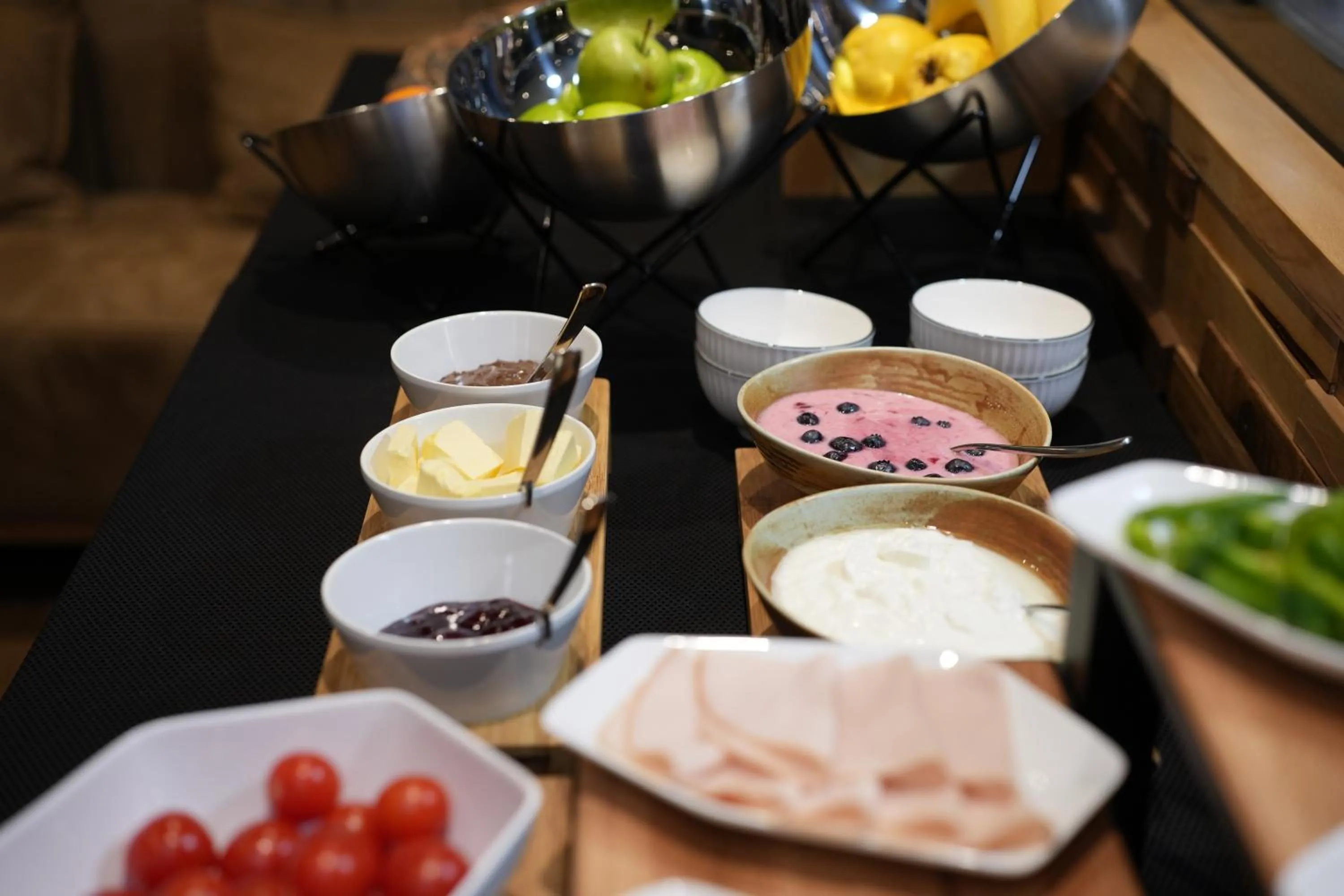 Buffet breakfast in La Suite Boutique Hotel