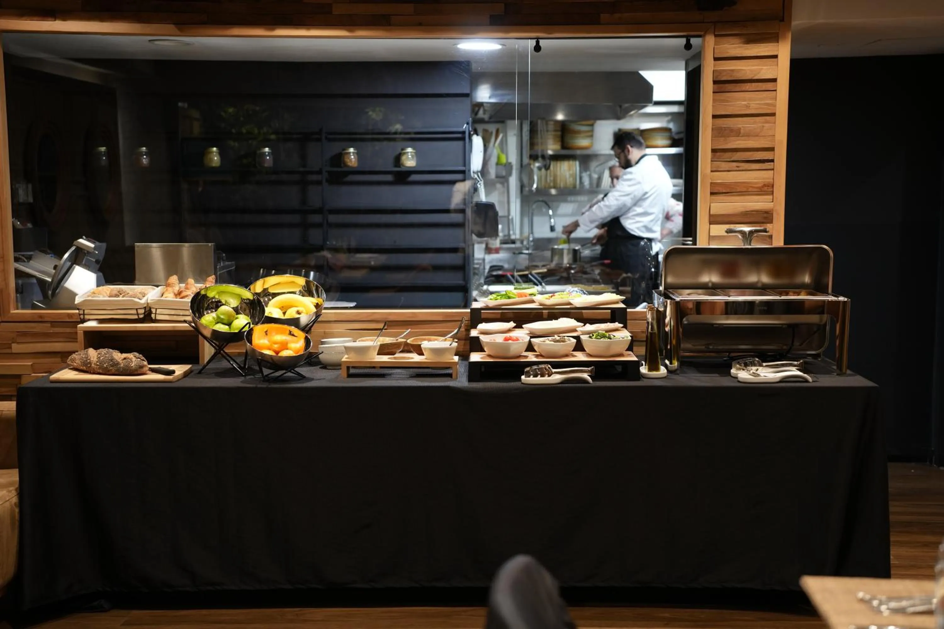 Buffet breakfast in La Suite Boutique Hotel