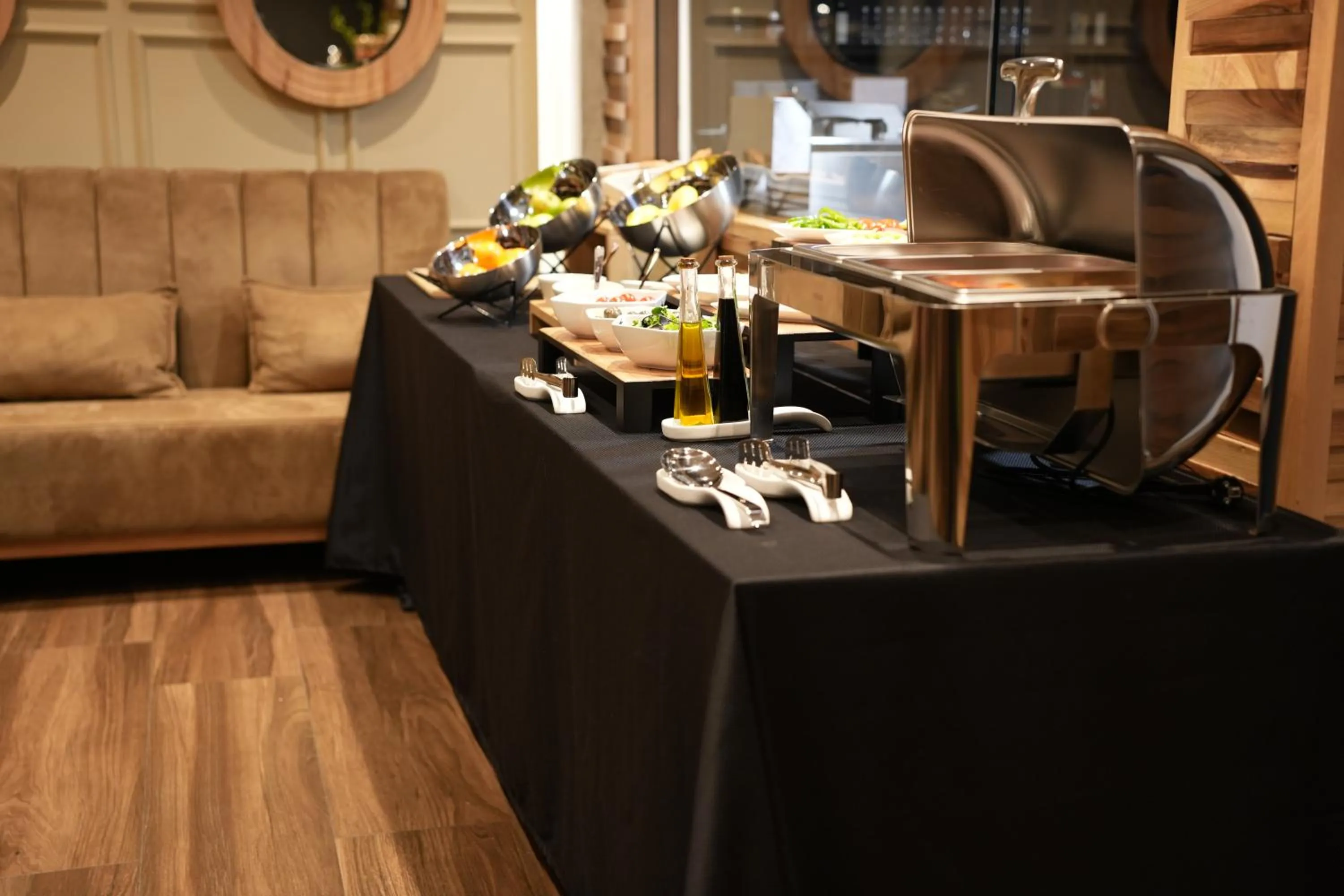 Buffet breakfast in La Suite Boutique Hotel