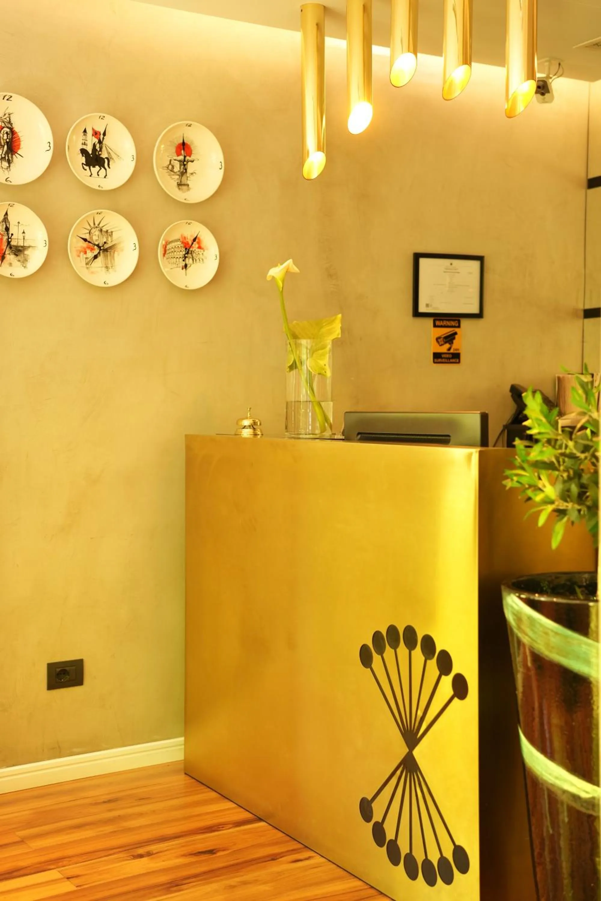 Lobby or reception in La Suite Boutique Hotel