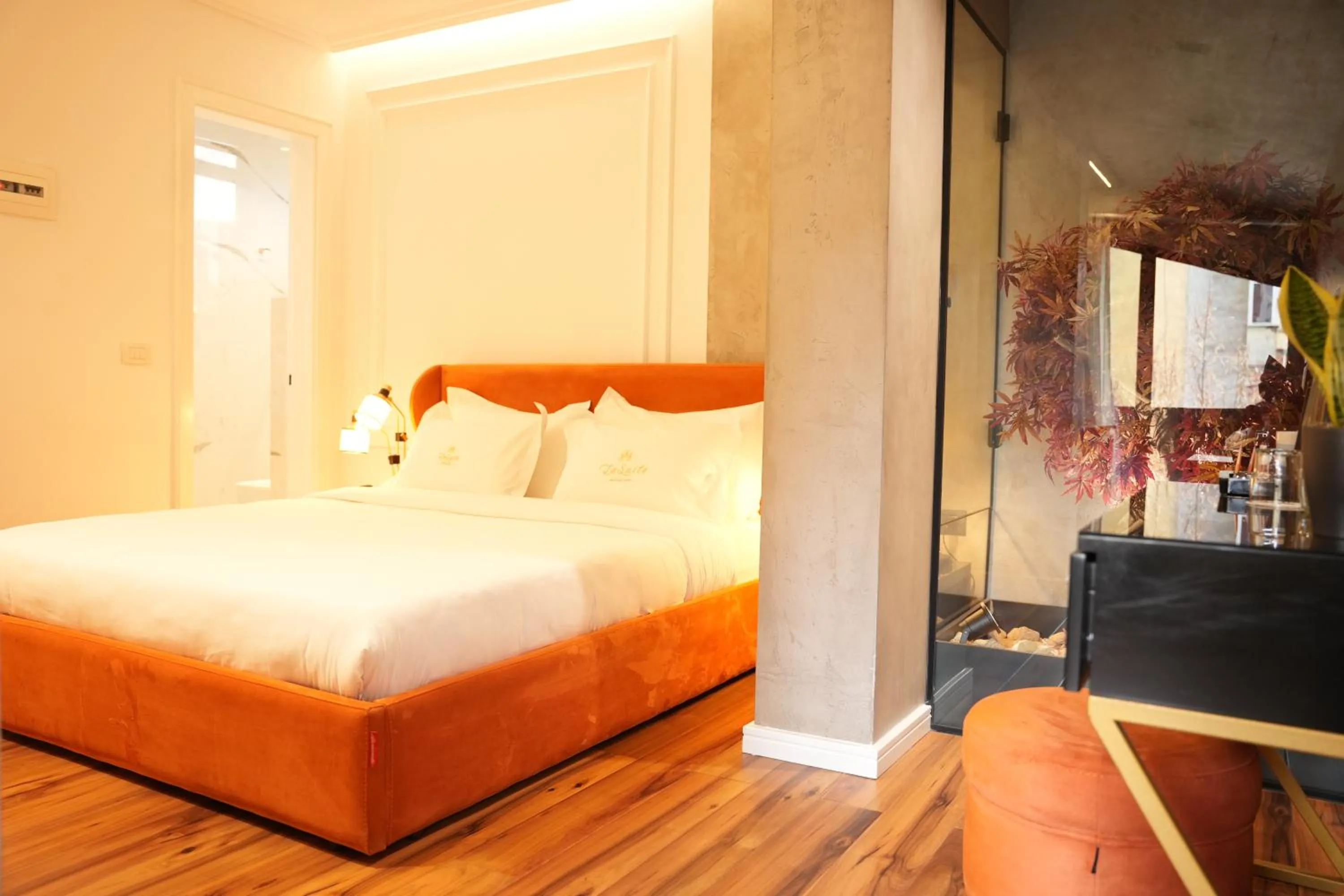 Bed in La Suite Boutique Hotel