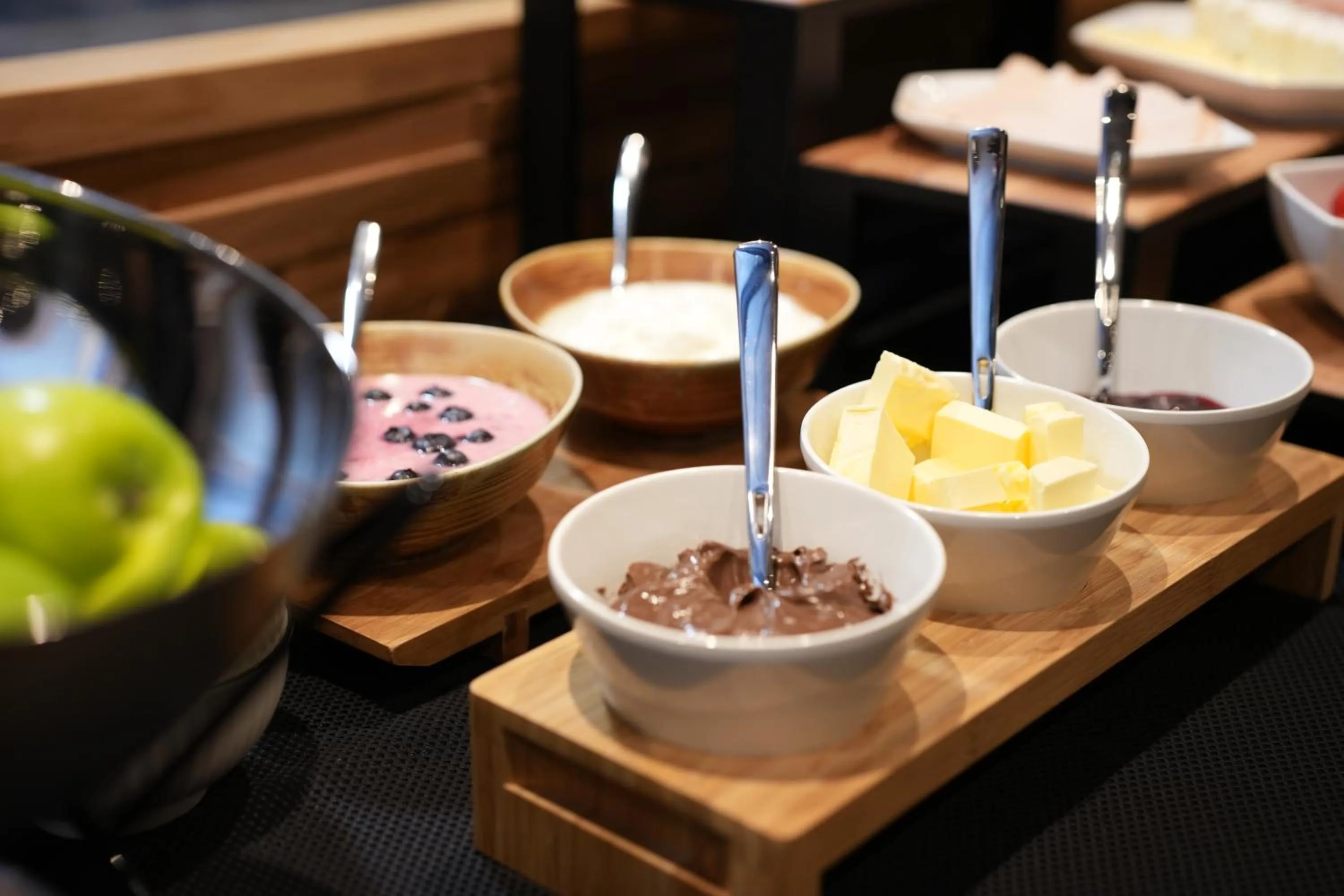 Buffet breakfast in La Suite Boutique Hotel