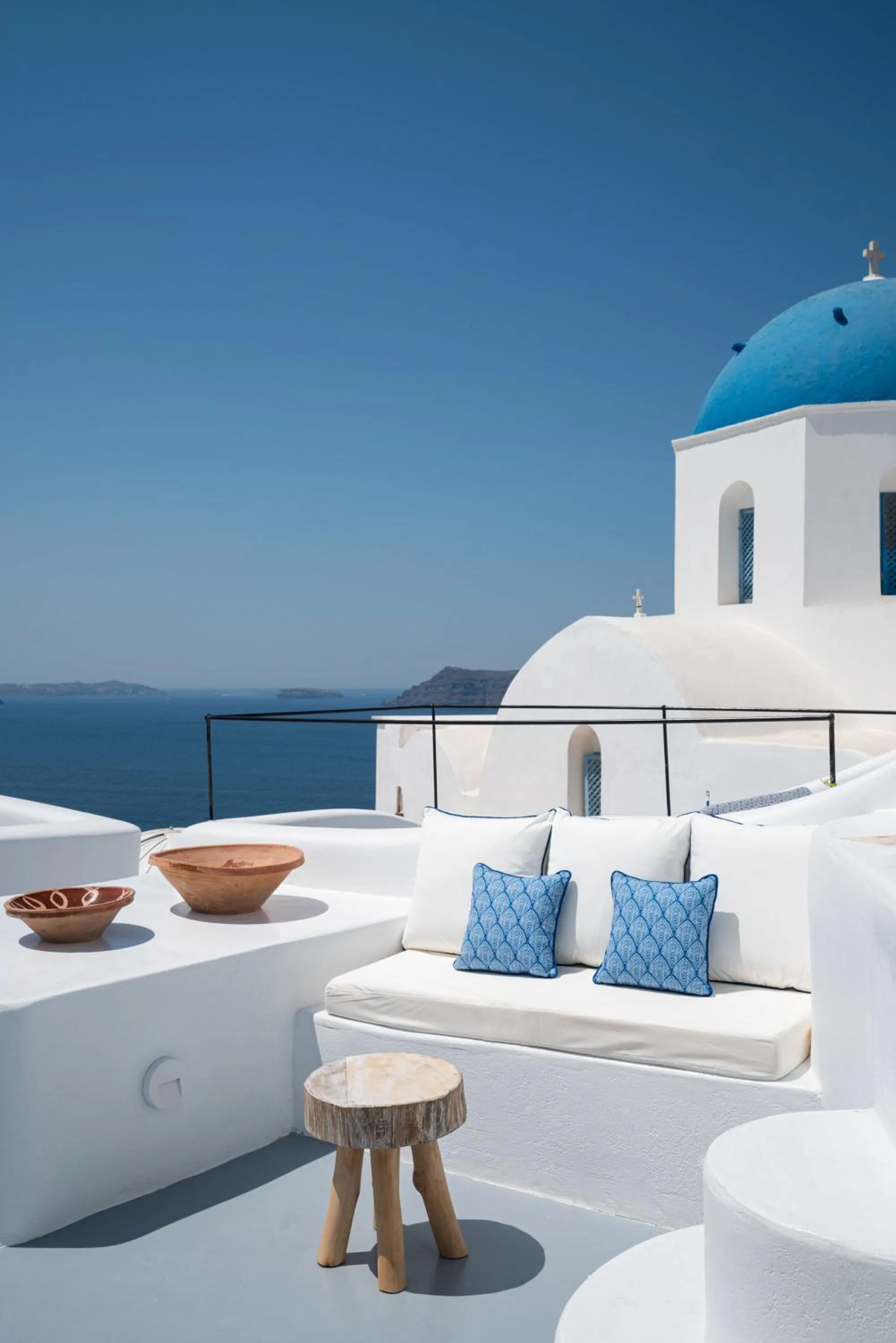Patio in Oia Spirit Boutique Residences