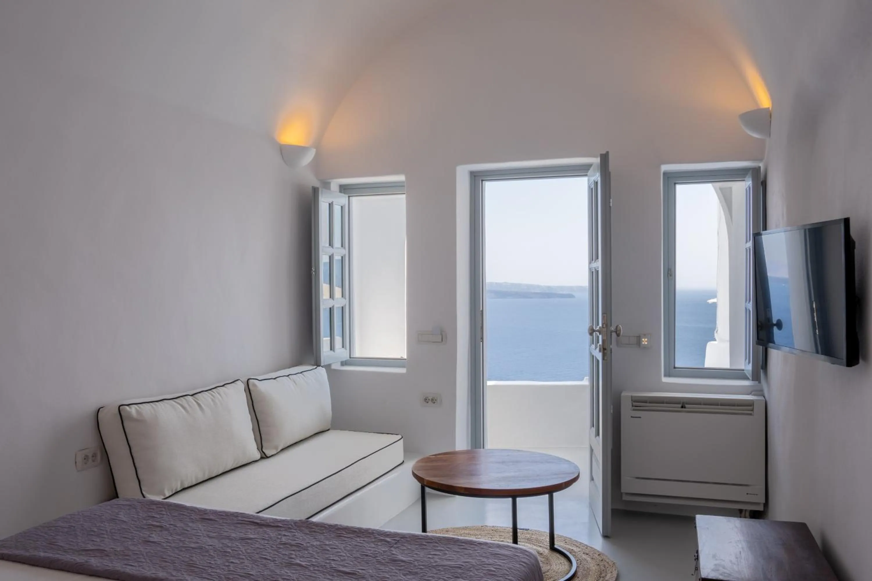 Seating area in Oia Spirit Boutique Residences