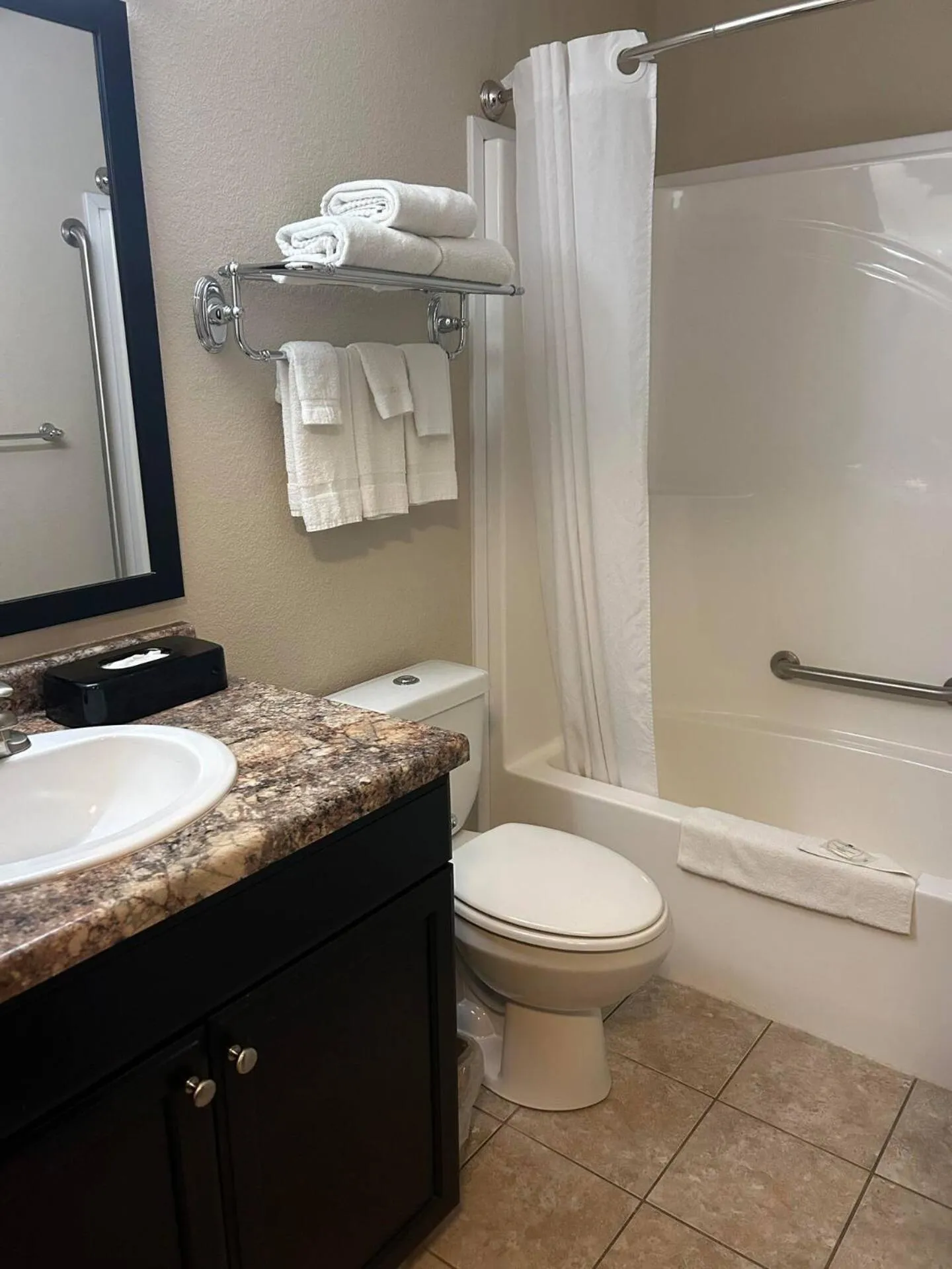 Bathroom in Travelodge Suites by Wyndham Estevan