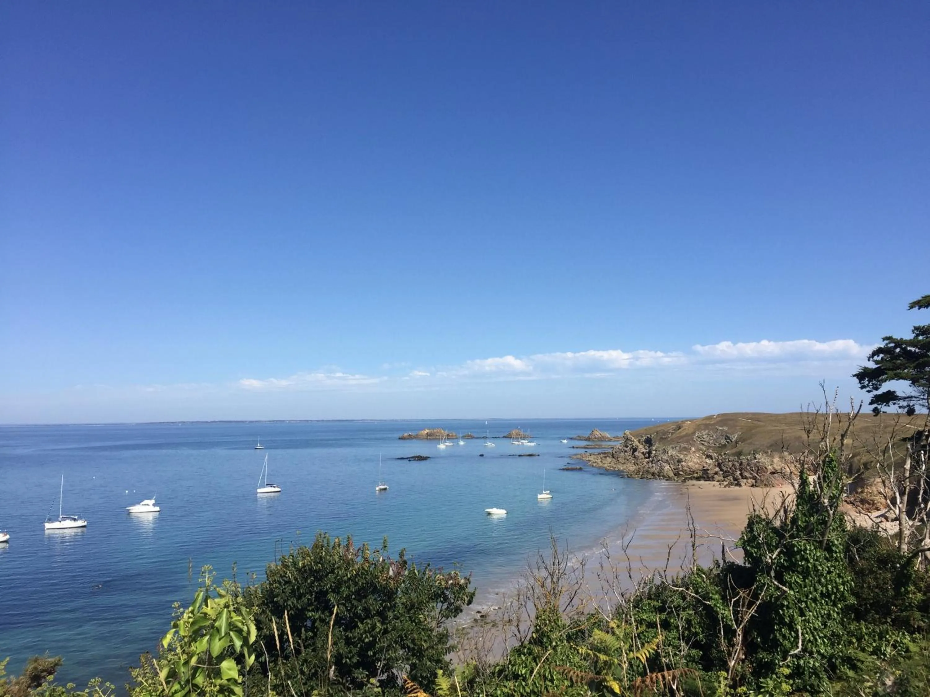Sea view in Hôtel Le Lichen De La Mer