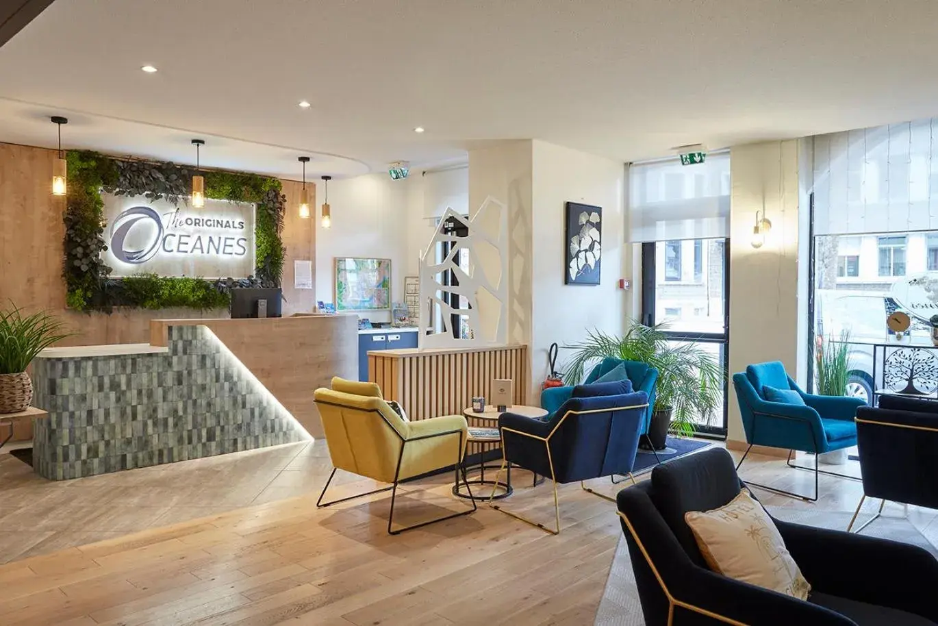 Living room in The Originals City, Hôtel Les Océanes, Lorient Living room in The Originals City, Hôtel Les Océanes, Lorient