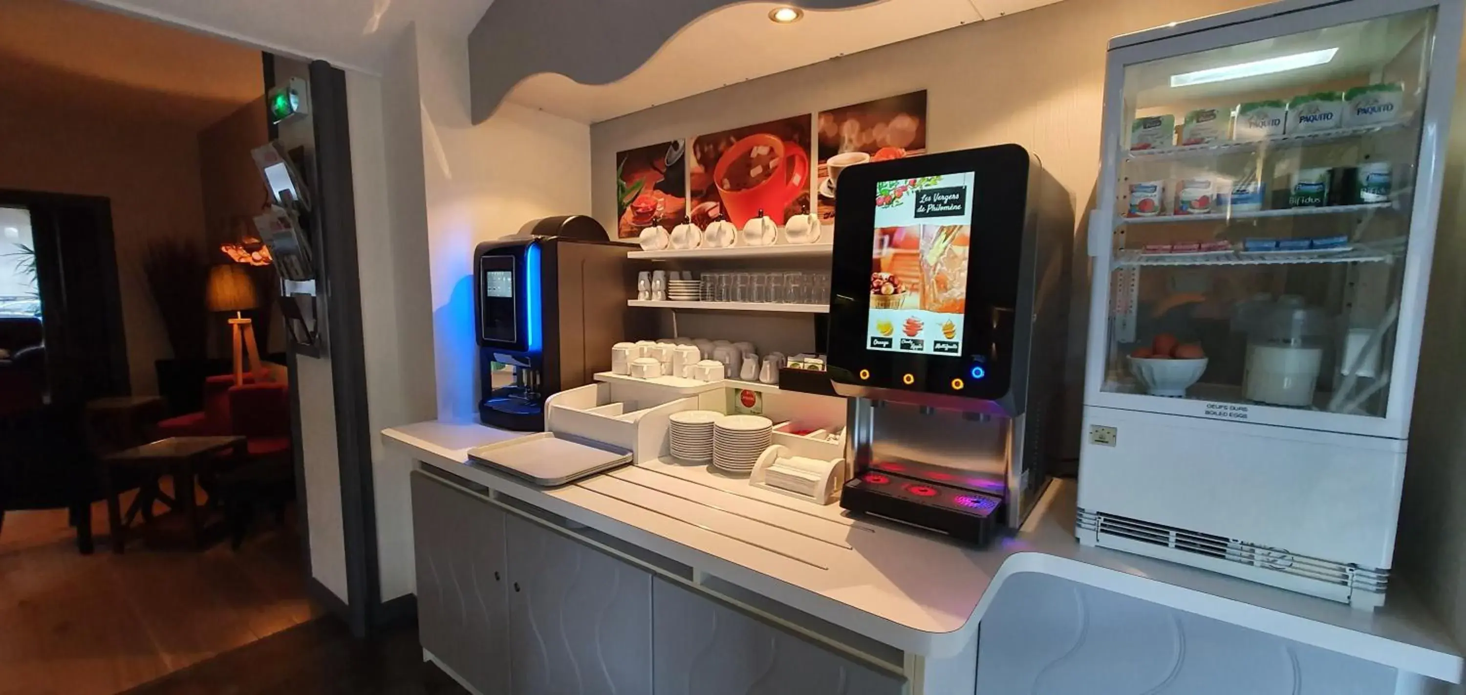 Buffet breakfast in The Originals City, Hôtel Les Océanes, Lorient Buffet breakfast in The Originals City, Hôtel Les Océanes, Lorient