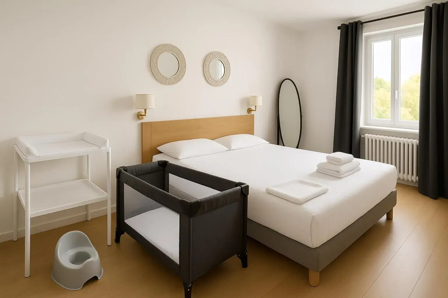 young children, Bed in Logis Hôtel du Cirque Troyes centre historique young children, Bed in Logis Hôtel du Cirque Troyes centre historique