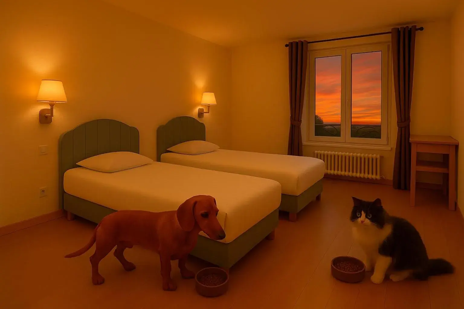 Pets, Bed in Logis Hôtel du Cirque Troyes centre historique Pets, Bed in Logis Hôtel du Cirque Troyes centre historique