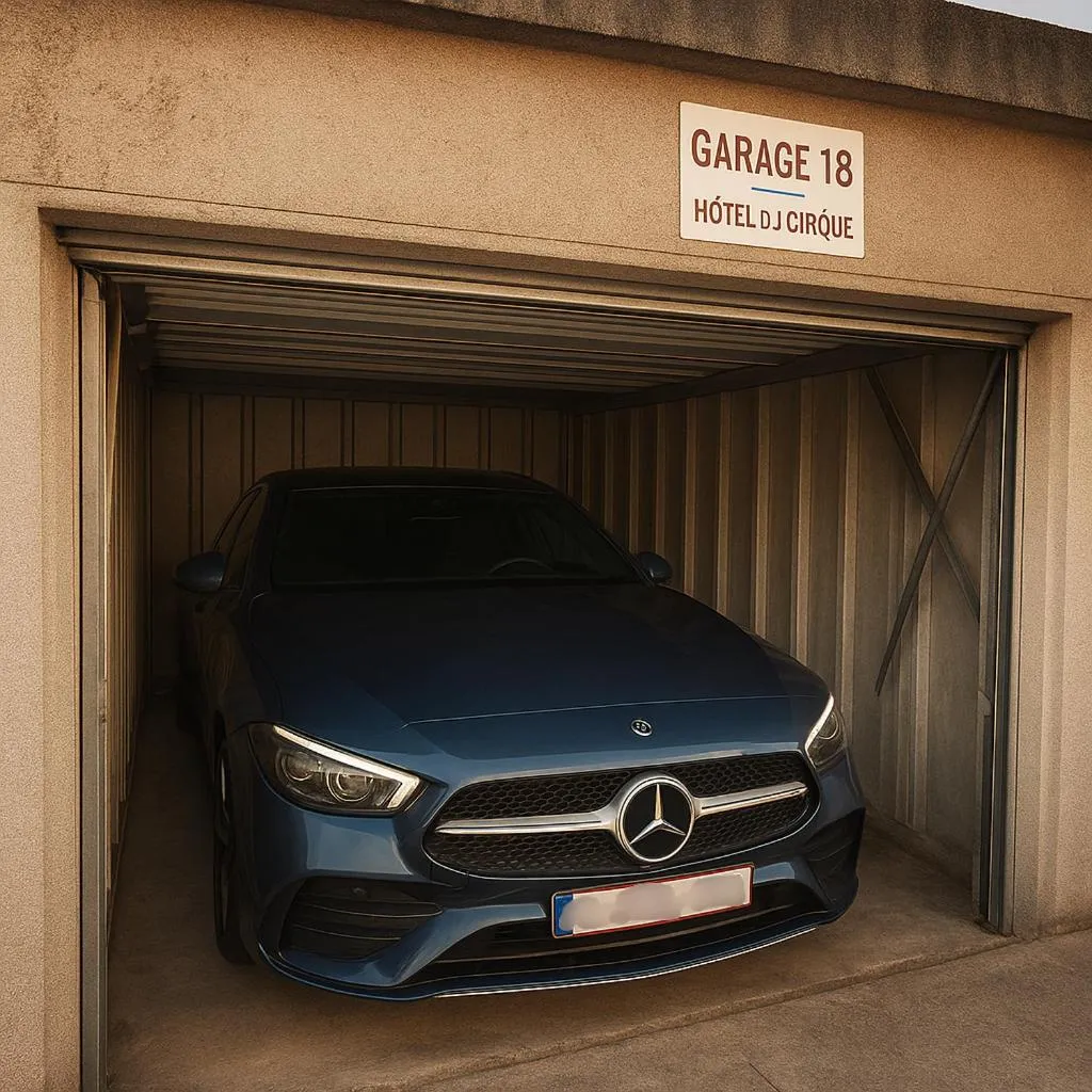 Parking in Logis Hôtel du Cirque Troyes centre historique