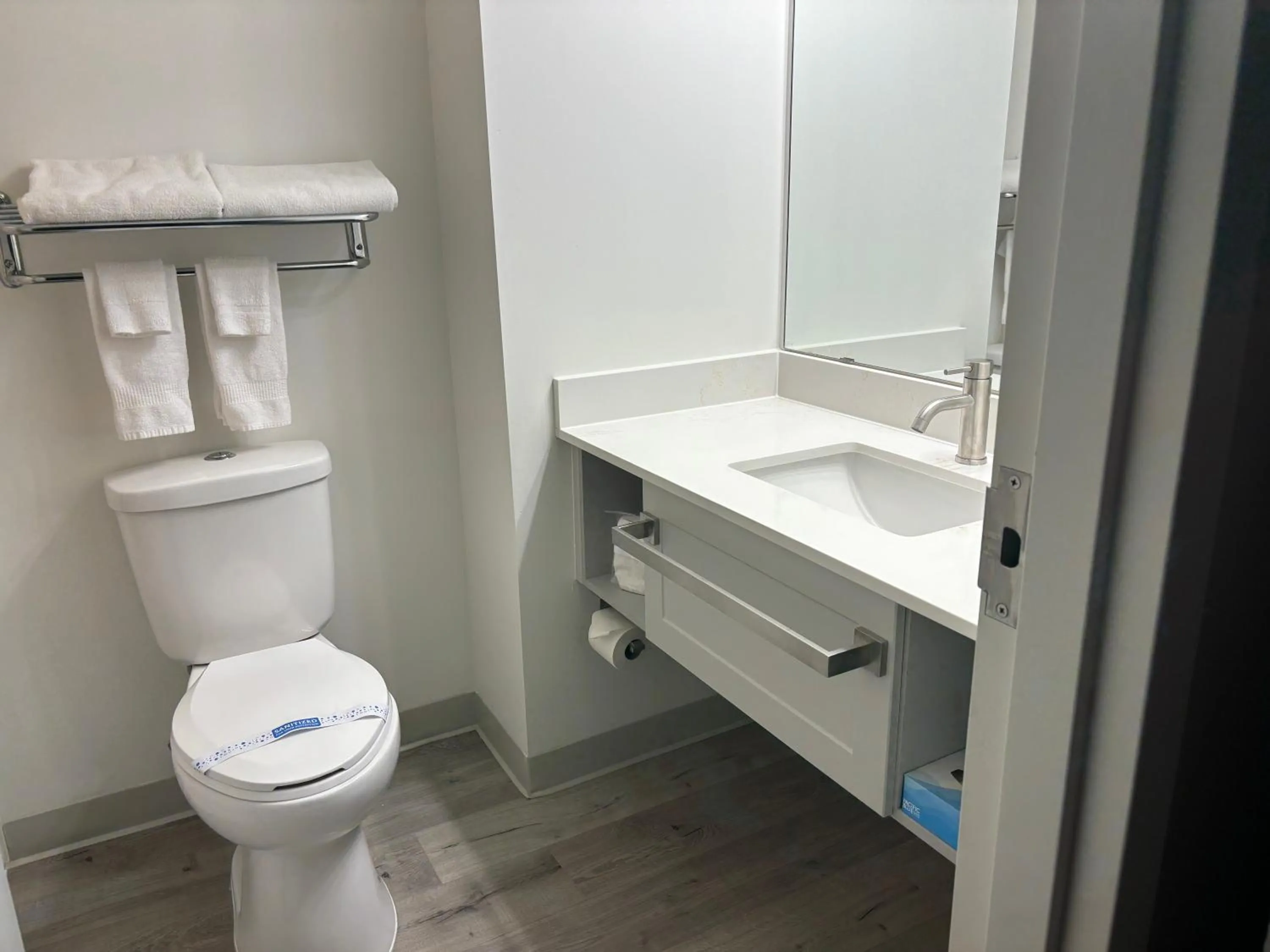 Bathroom in Ramada by Wyndham Estevan