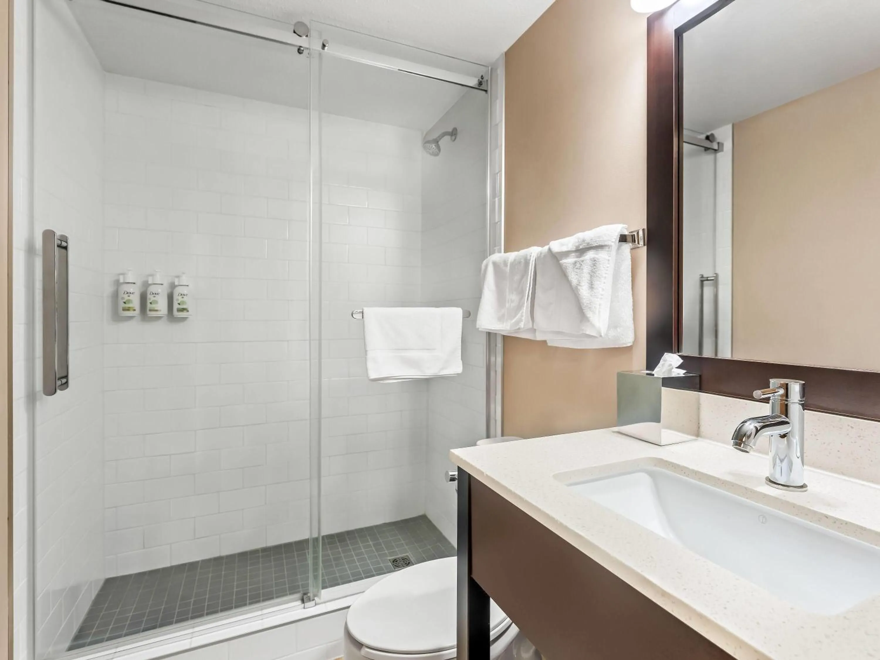 Bathroom in Super 8 by Wyndham Meadow Lake