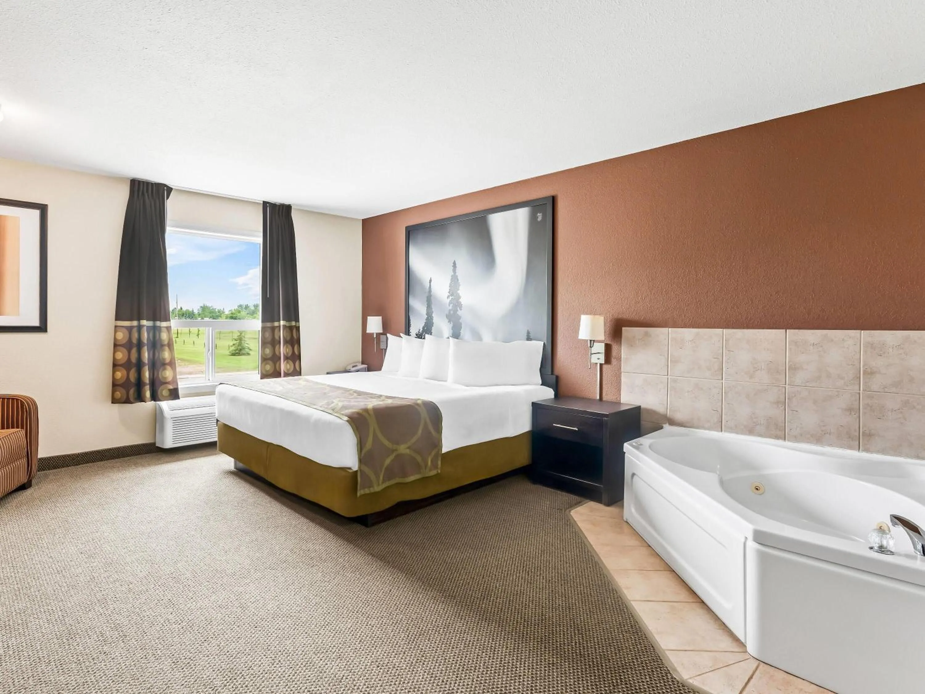 Bed in Super 8 by Wyndham Meadow Lake