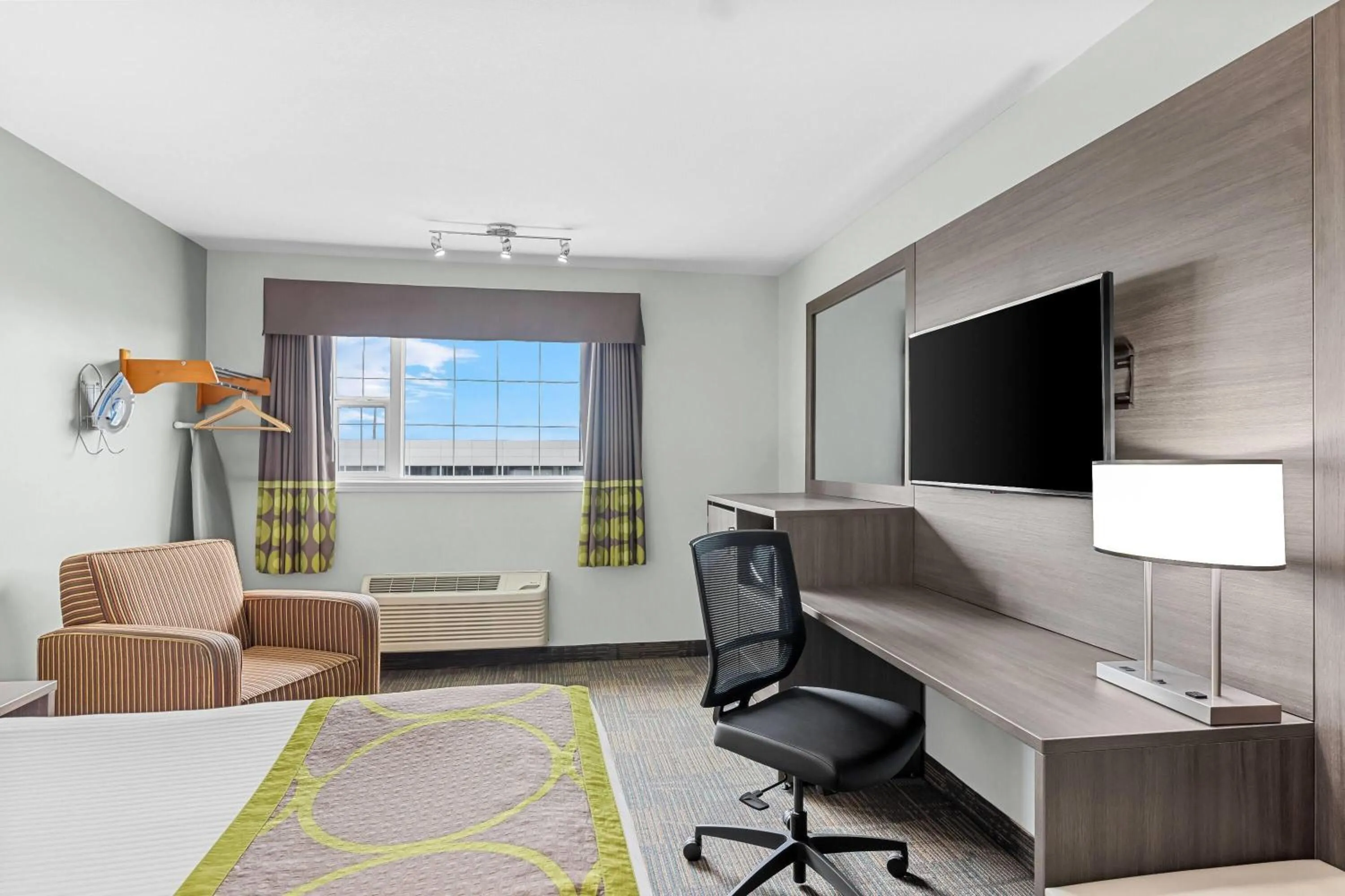 Bed in Super 8 by Wyndham Saskatoon Near Saskatoon Airport