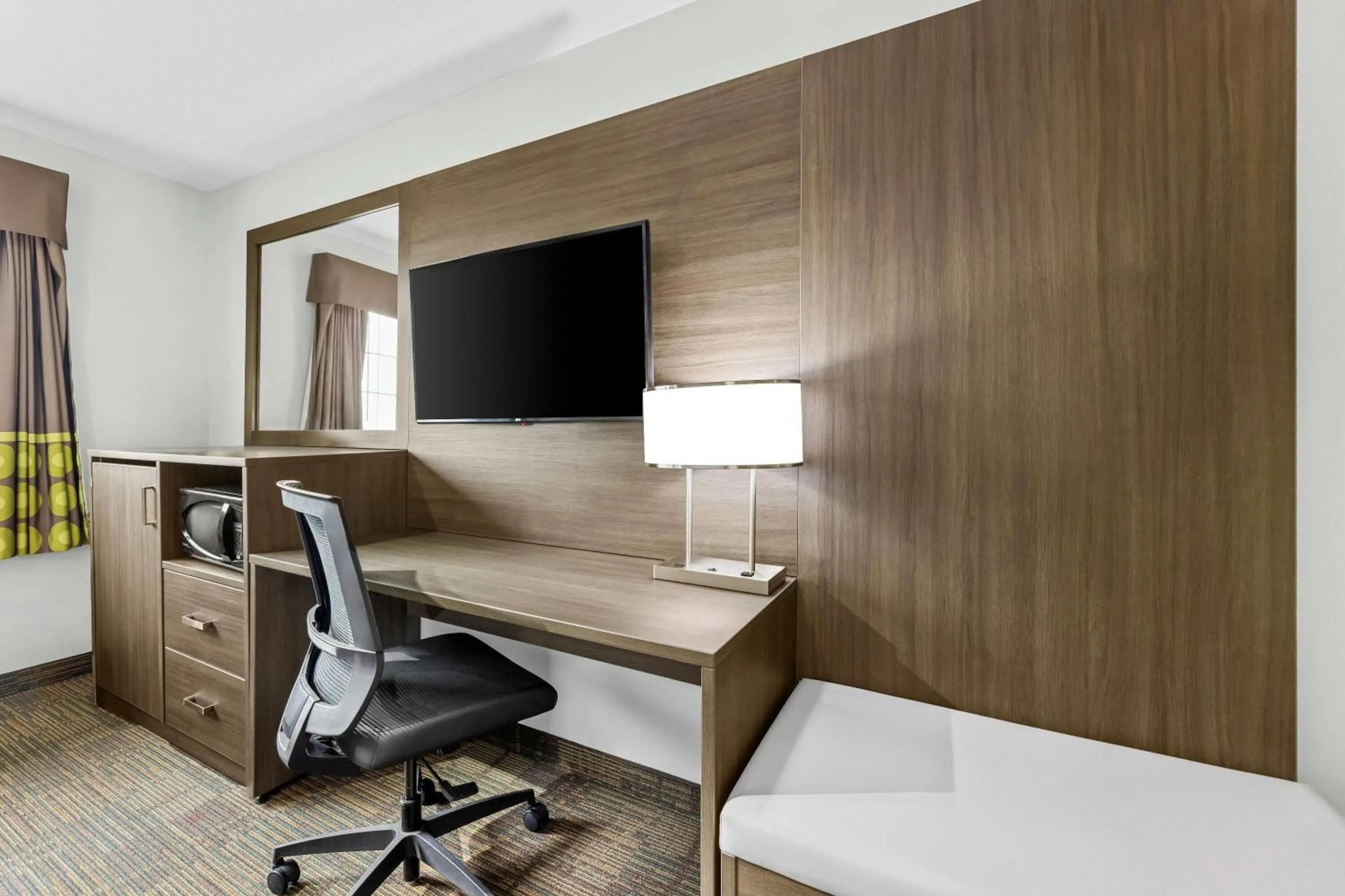 Bed in Super 8 by Wyndham Saskatoon Near Saskatoon Airport